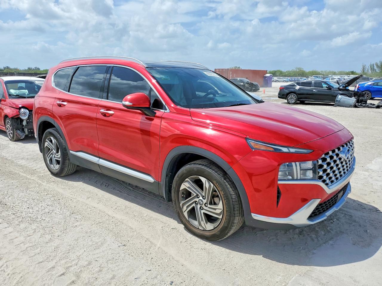 2023 Hyundai Santa Fe Sel Premium Красный vin: 5NMS34AJ1PH547304