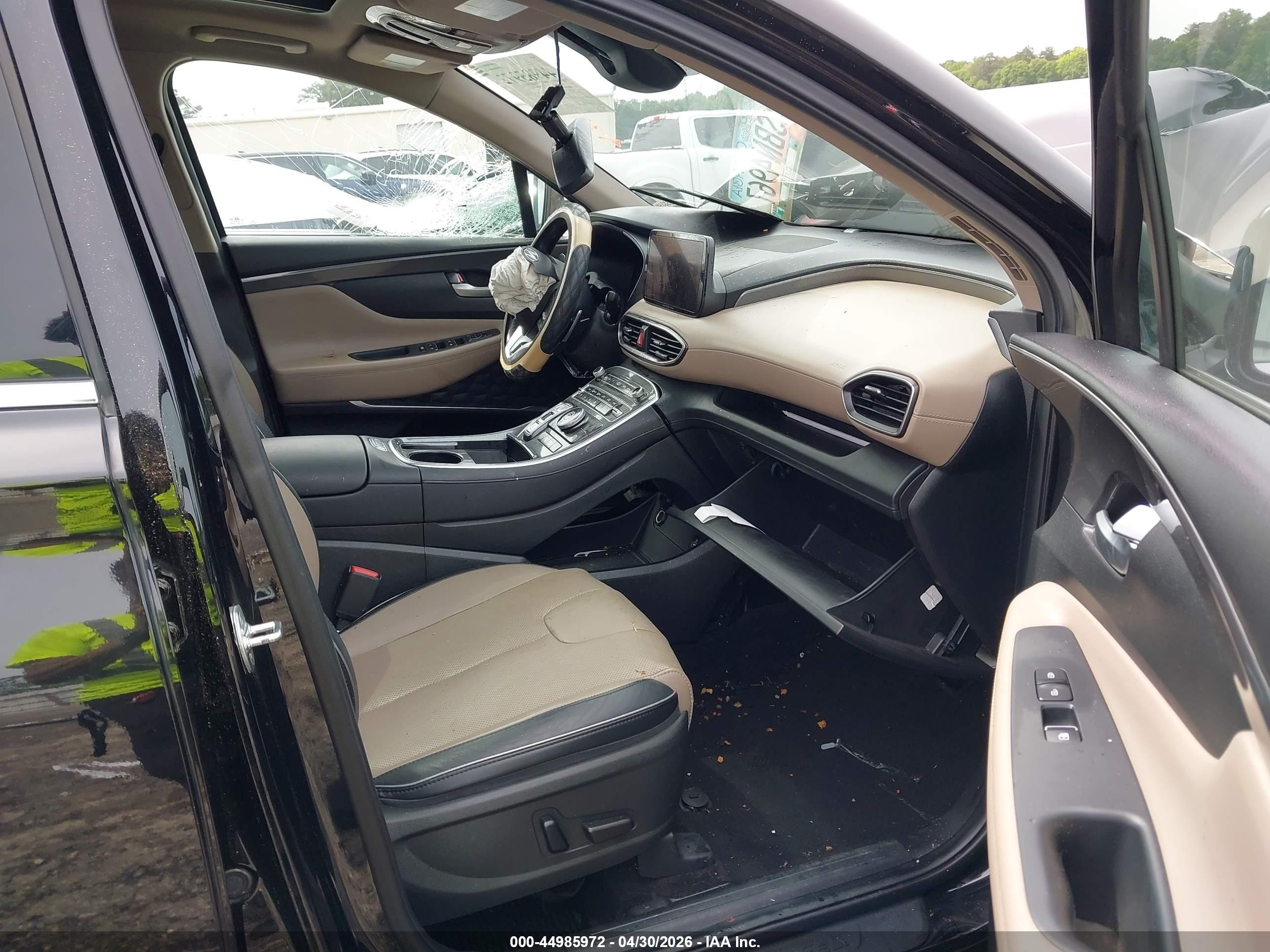 2022 Hyundai Santa Fe Sel Black vin: 5NMS34AJ7NH474940