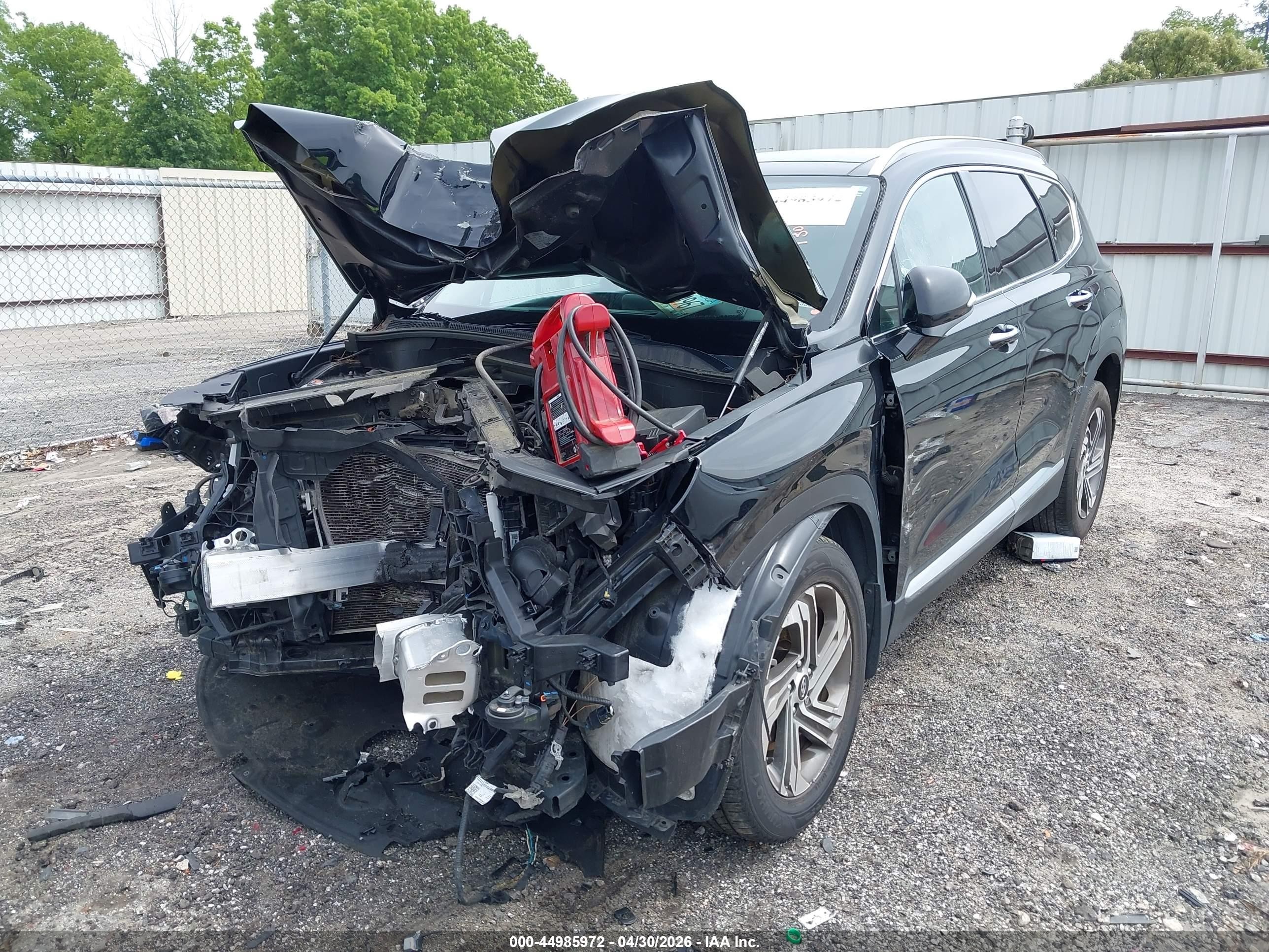 2022 Hyundai Santa Fe Sel Black vin: 5NMS34AJ7NH474940