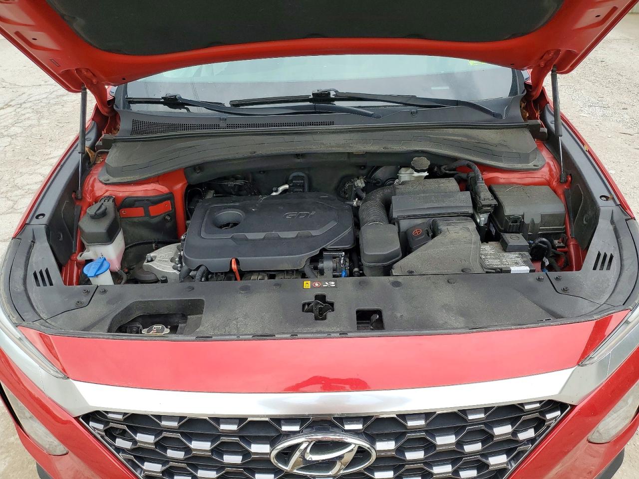 2020 Hyundai Santa Fe Sel Red vin: 5NMS3CAD2LH303885
