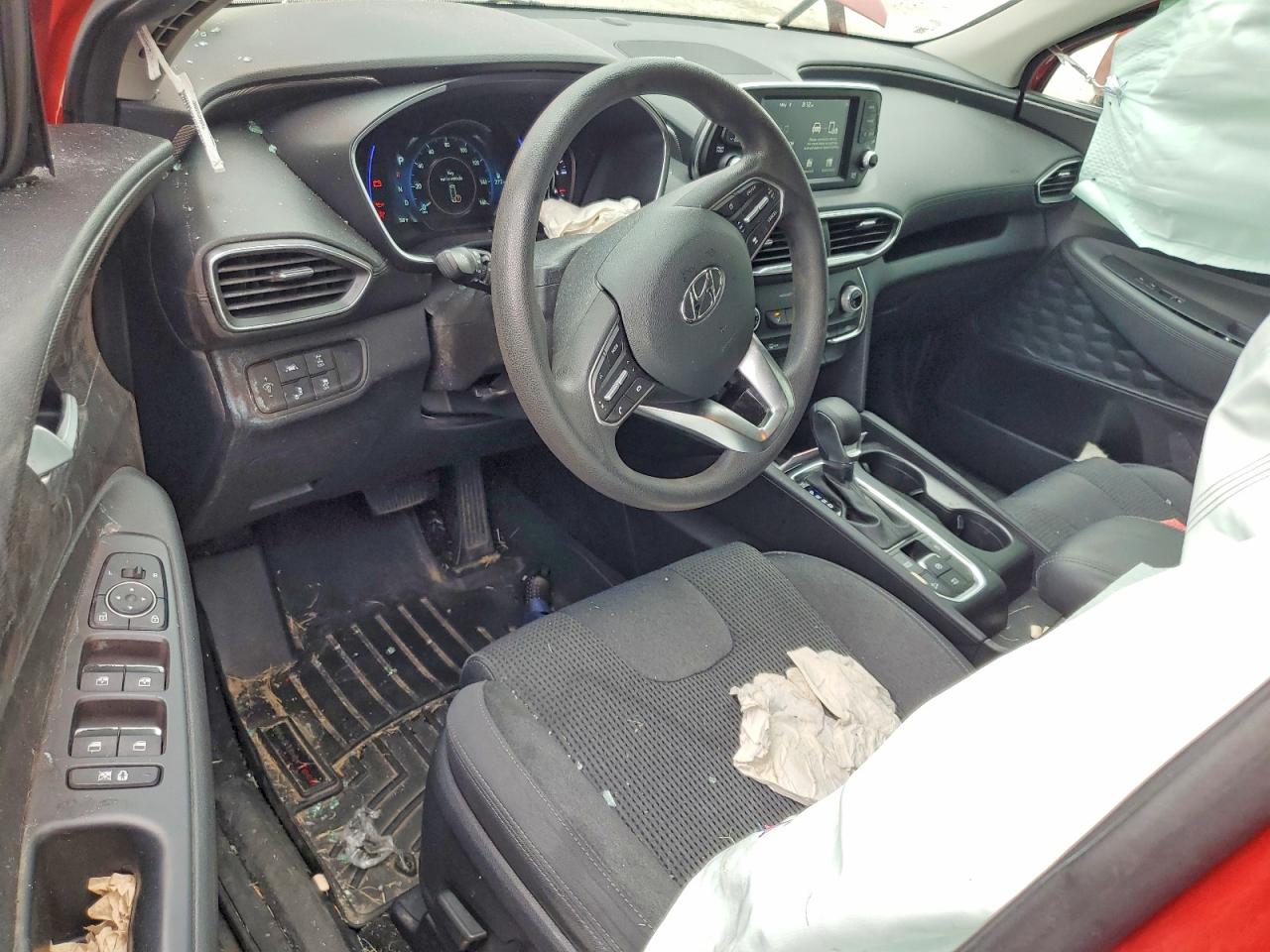 2020 Hyundai Santa Fe Sel Red vin: 5NMS3CAD2LH303885