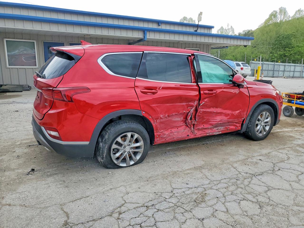 2020 Hyundai Santa Fe Sel Red vin: 5NMS3CAD2LH303885