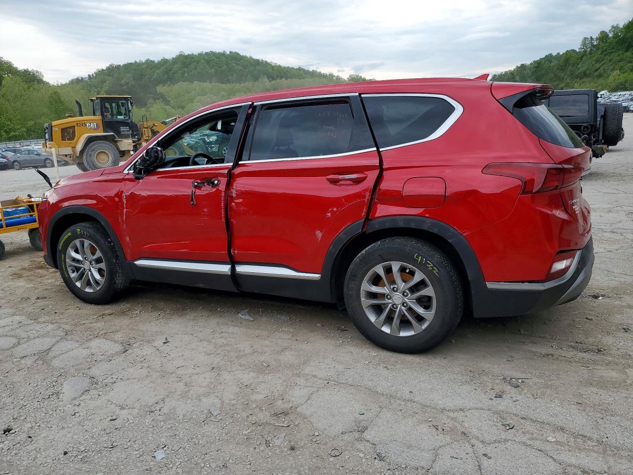 2020 Hyundai Santa Fe Sel Red vin: 5NMS3CAD2LH303885