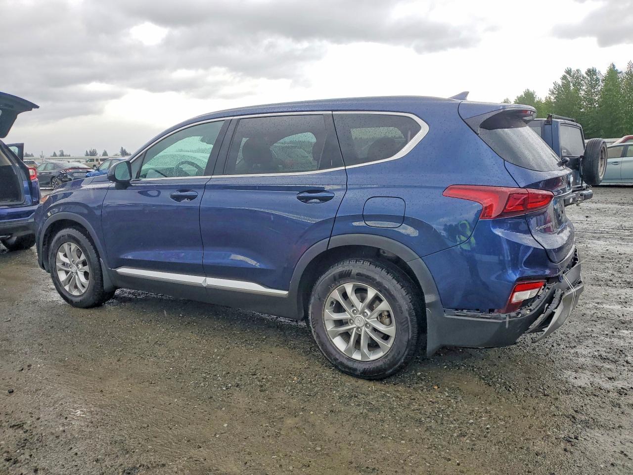 2020 Hyundai Santa Fe Sel Blue vin: 5NMS3CAD4LH277063