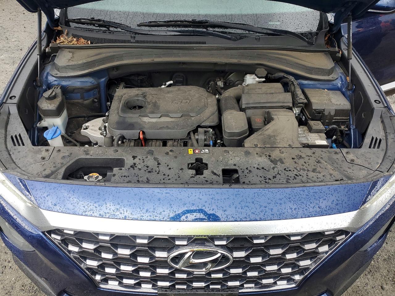 2020 Hyundai Santa Fe Sel Blue vin: 5NMS3CAD4LH277063