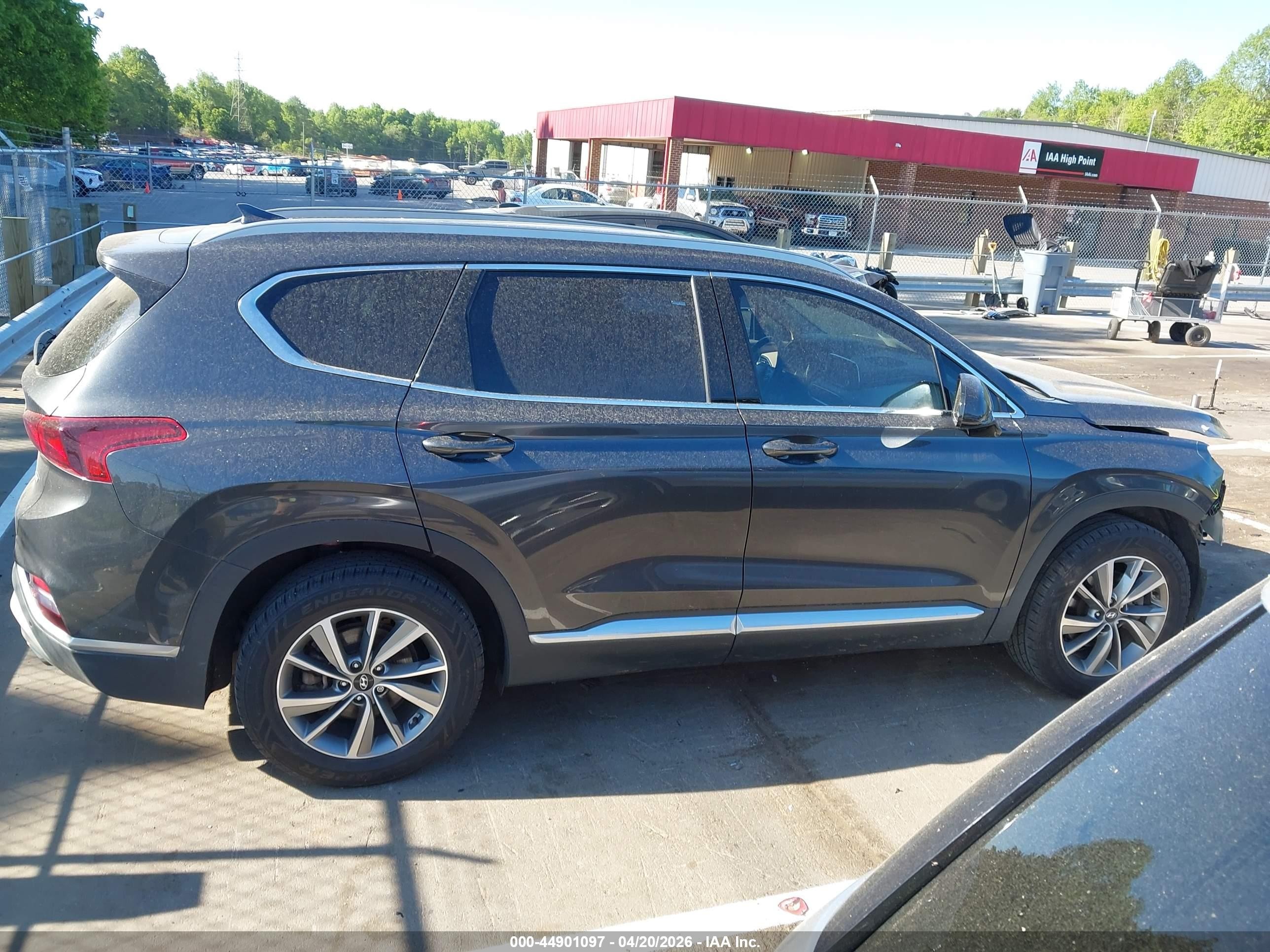 2020 Hyundai Santa Fe Sel Gray vin: 5NMS3CAD6LH196310
