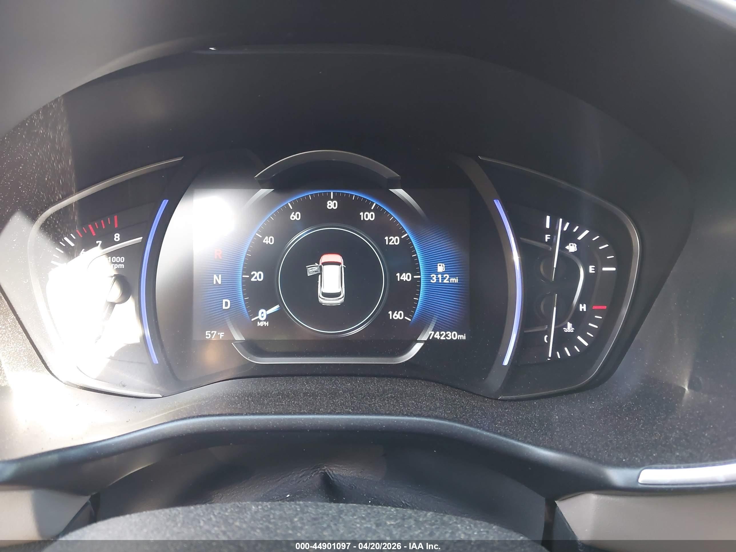 2020 Hyundai Santa Fe Sel Gray vin: 5NMS3CAD6LH196310