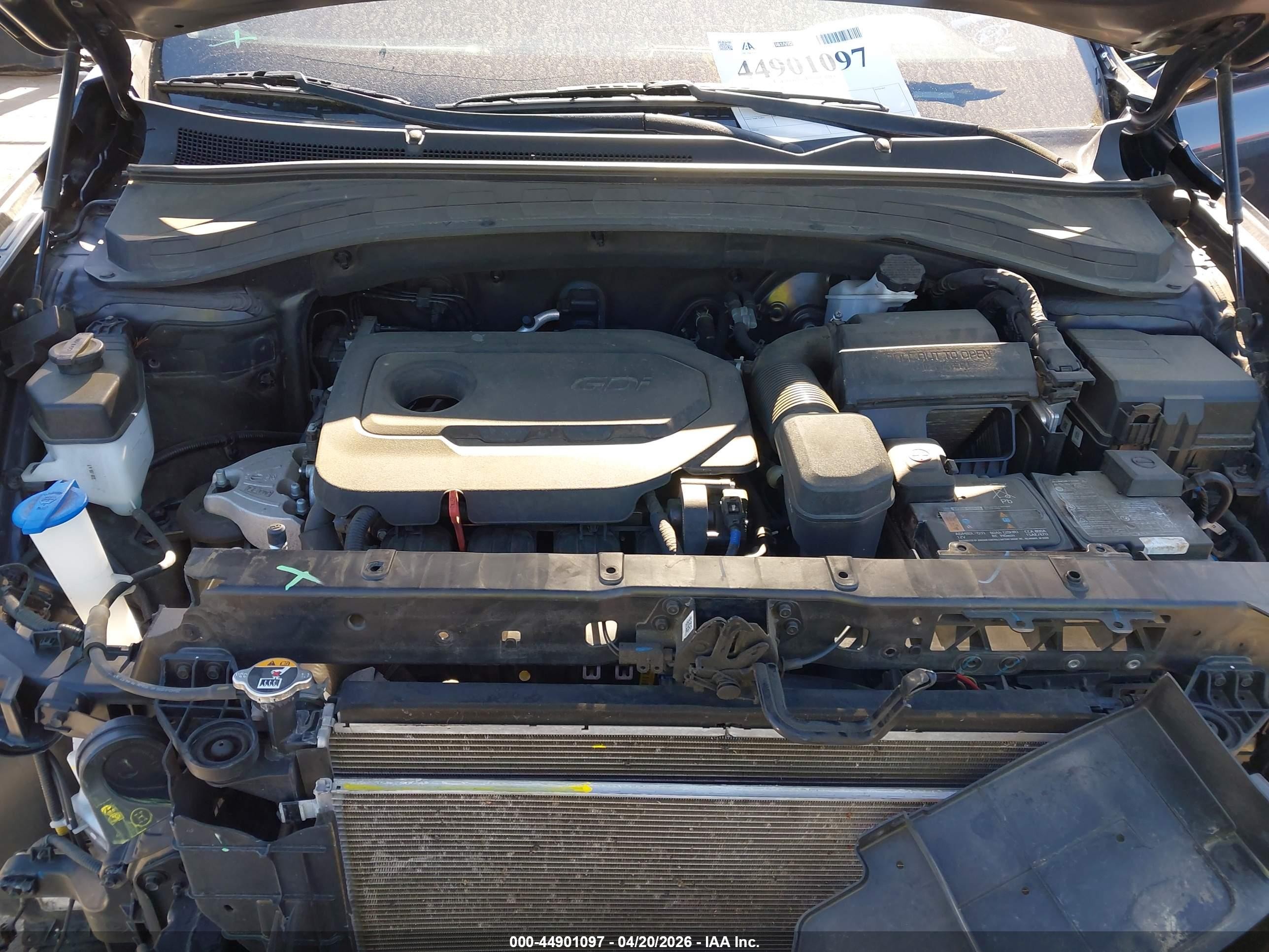 2020 Hyundai Santa Fe Sel Gray vin: 5NMS3CAD6LH196310