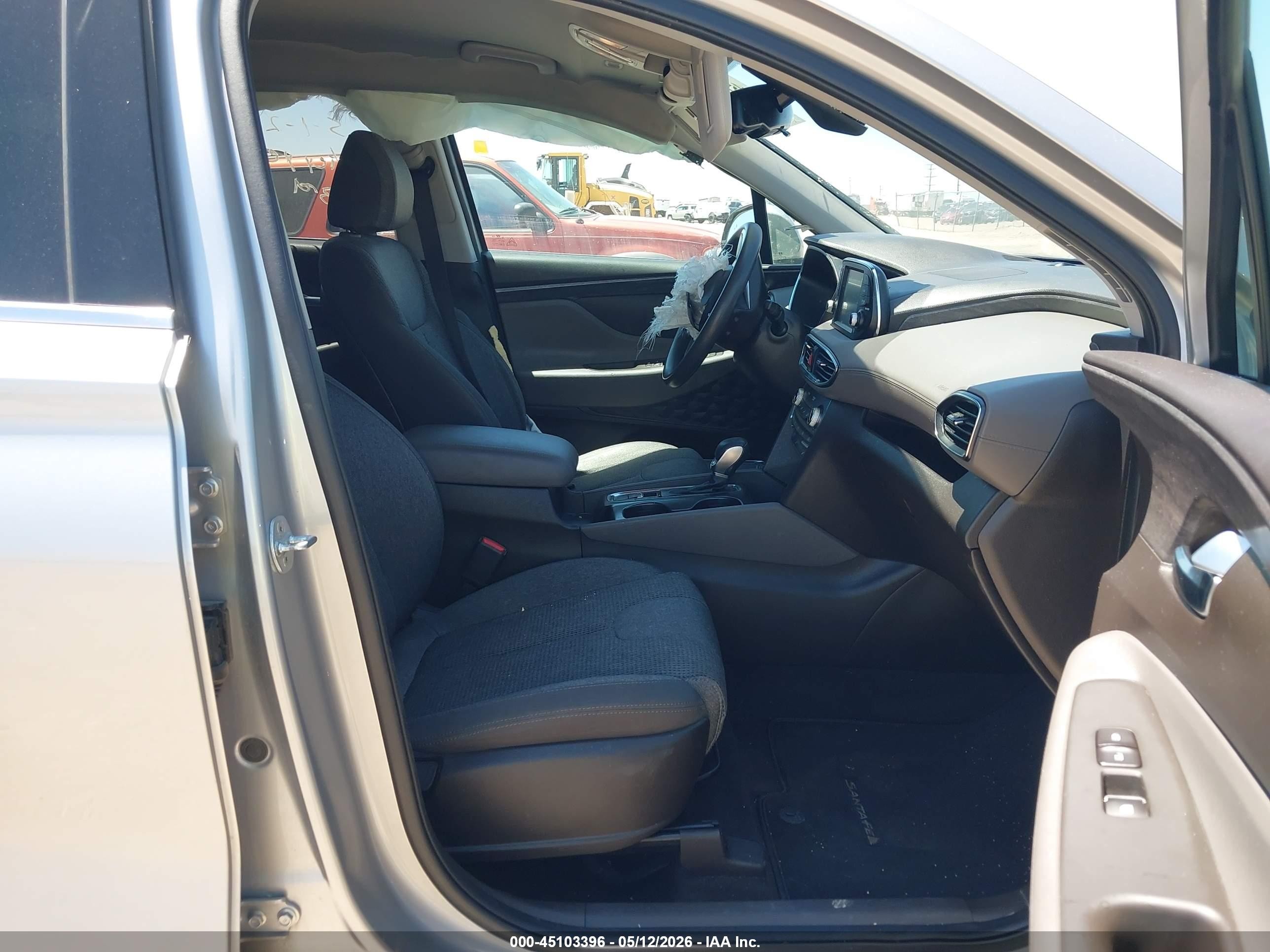2020 Hyundai Santa Fe Sel Silver vin: 5NMS3CAD6LH214322