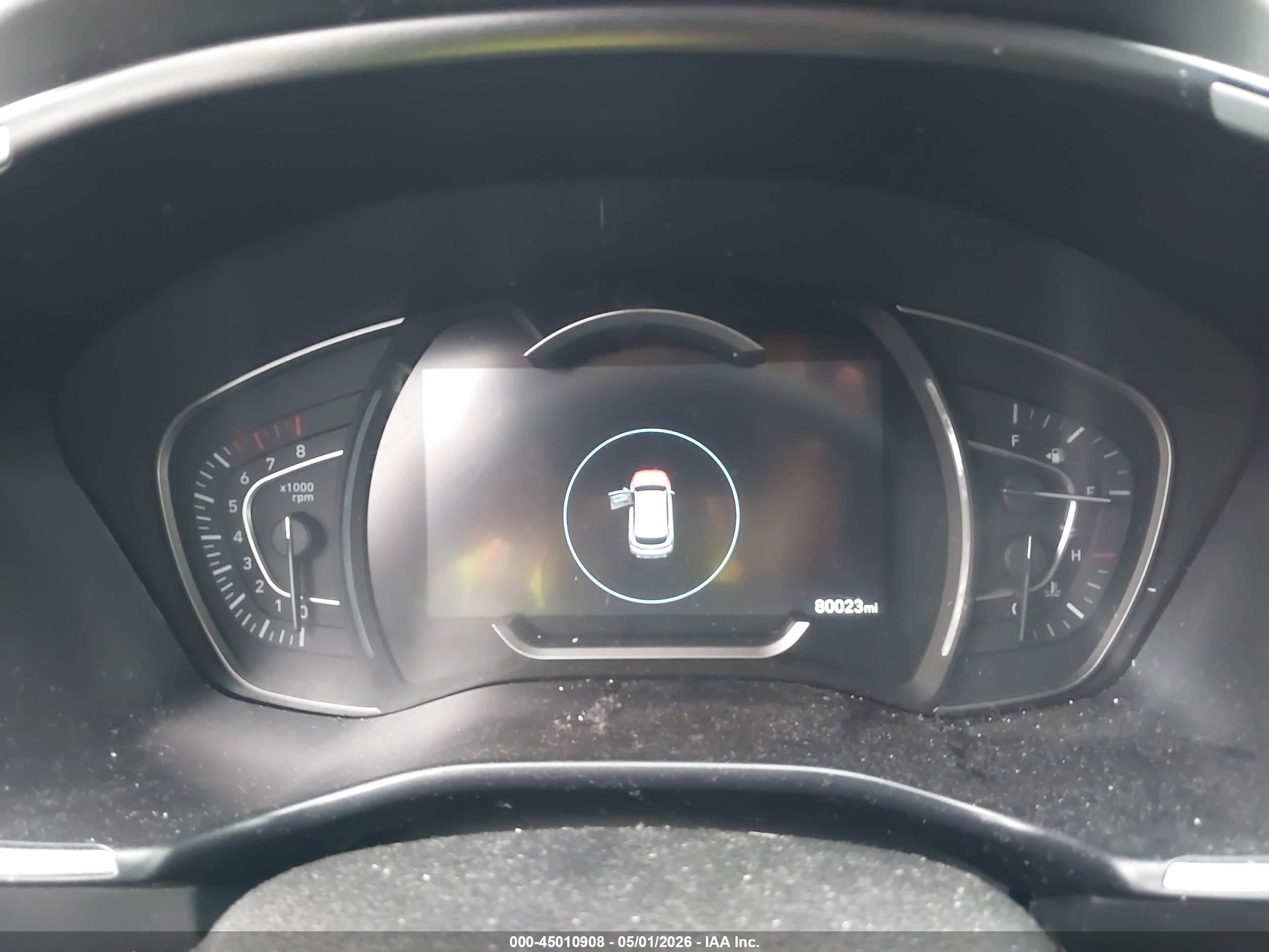2019 Hyundai Santa Fe Sel Black vin: 5NMS3CAD7KH016573