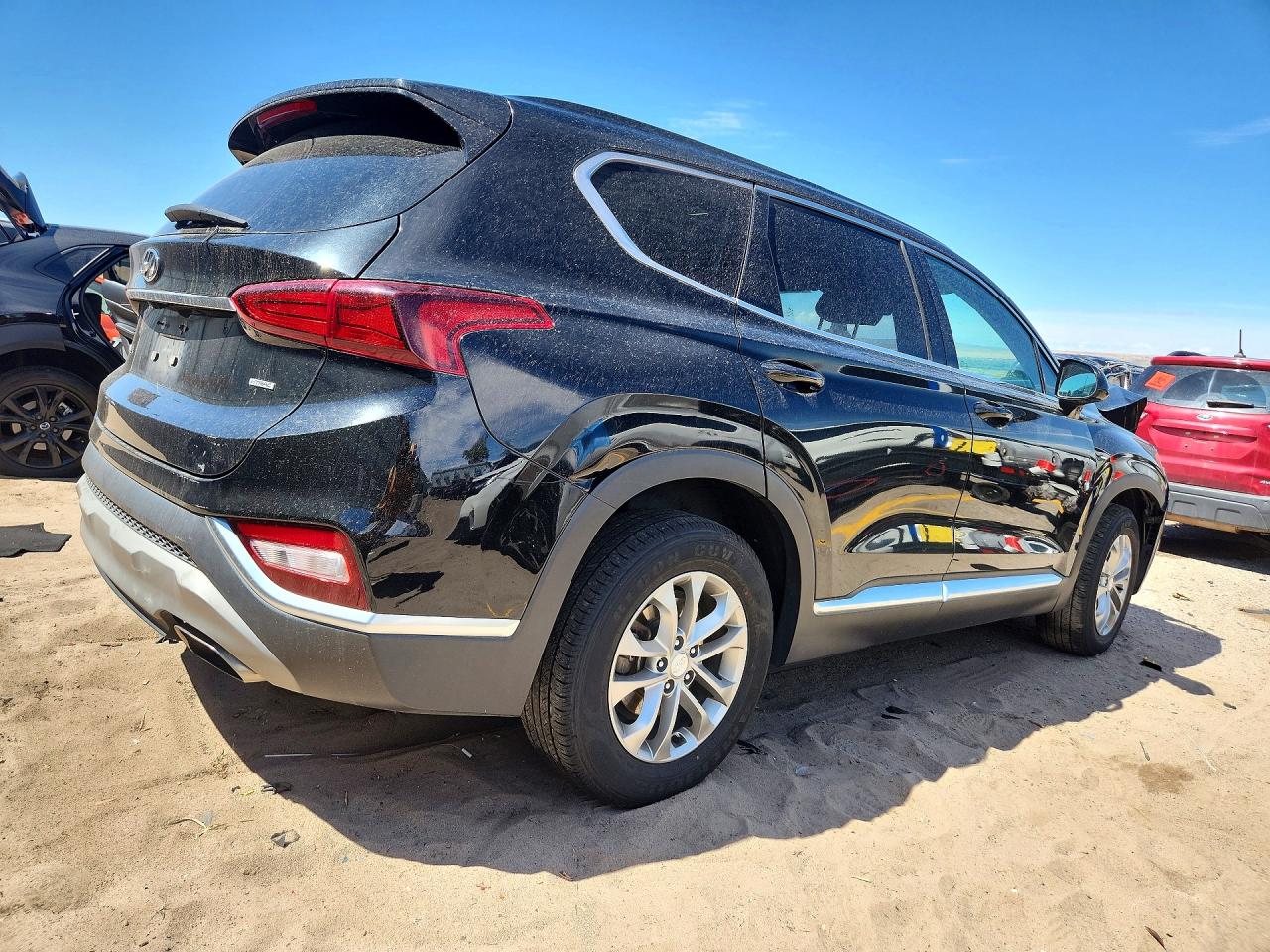 2020 Hyundai Santa Fe Sel Black vin: 5NMS3CAD7LH192590