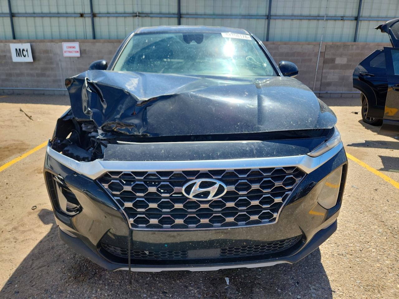 2020 Hyundai Santa Fe Sel Black vin: 5NMS3CAD7LH192590