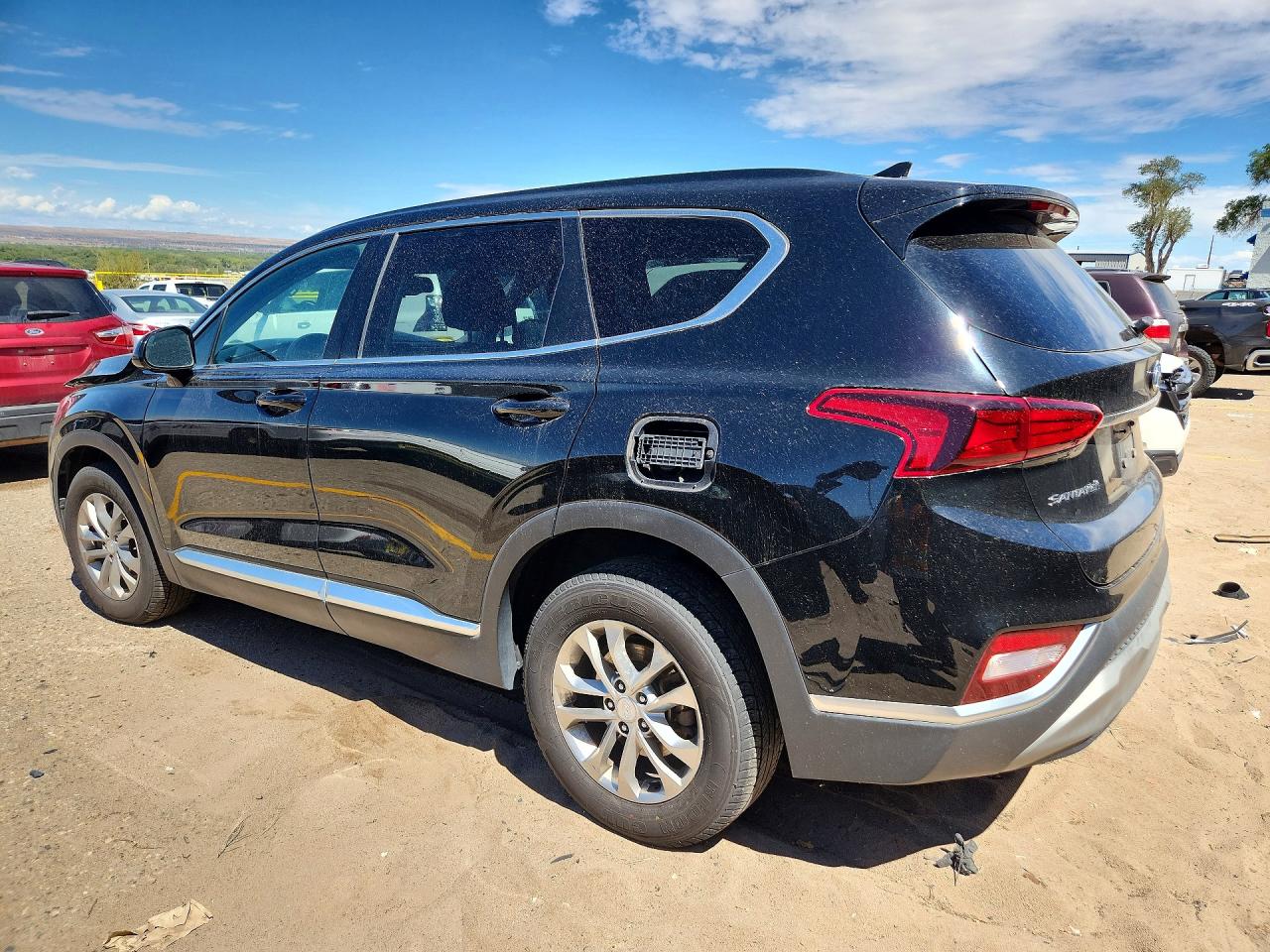 2020 Hyundai Santa Fe Sel Black vin: 5NMS3CAD7LH192590