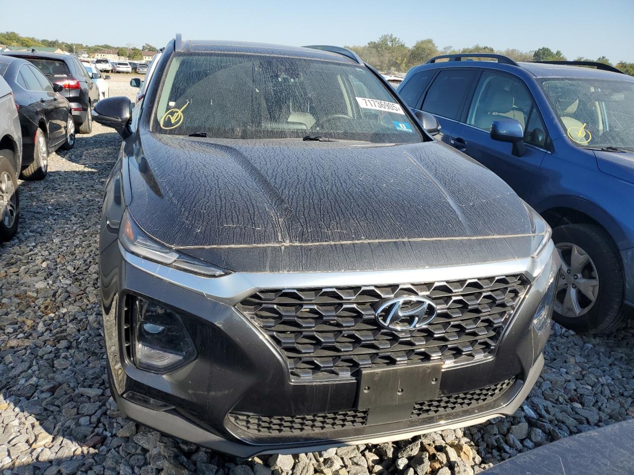2020 Hyundai Santa Fe Sel Gray vin: 5NMS3CAD8LH265160