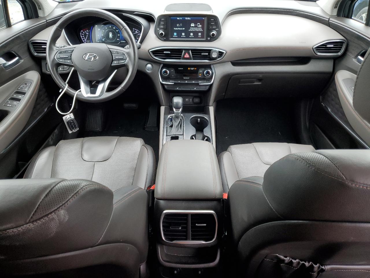 2020 Hyundai Santa Fe Sel Gray vin: 5NMS3CAD8LH265160