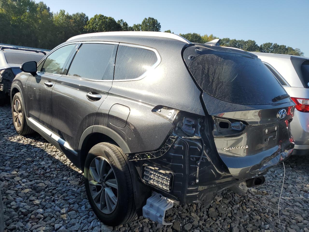 2020 Hyundai Santa Fe Sel Gray vin: 5NMS3CAD8LH265160