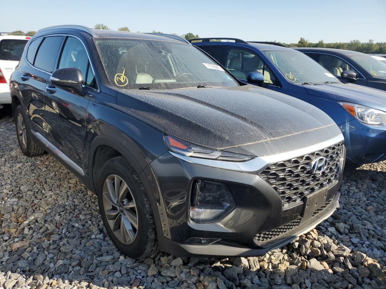 2020 Hyundai Santa Fe Sel Gray vin: 5NMS3CAD8LH265160