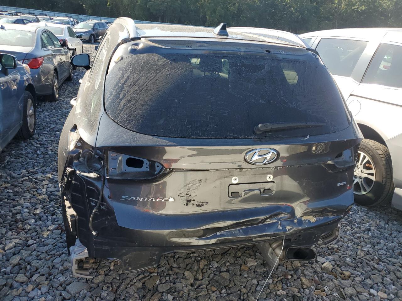 2020 Hyundai Santa Fe Sel Gray vin: 5NMS3CAD8LH265160