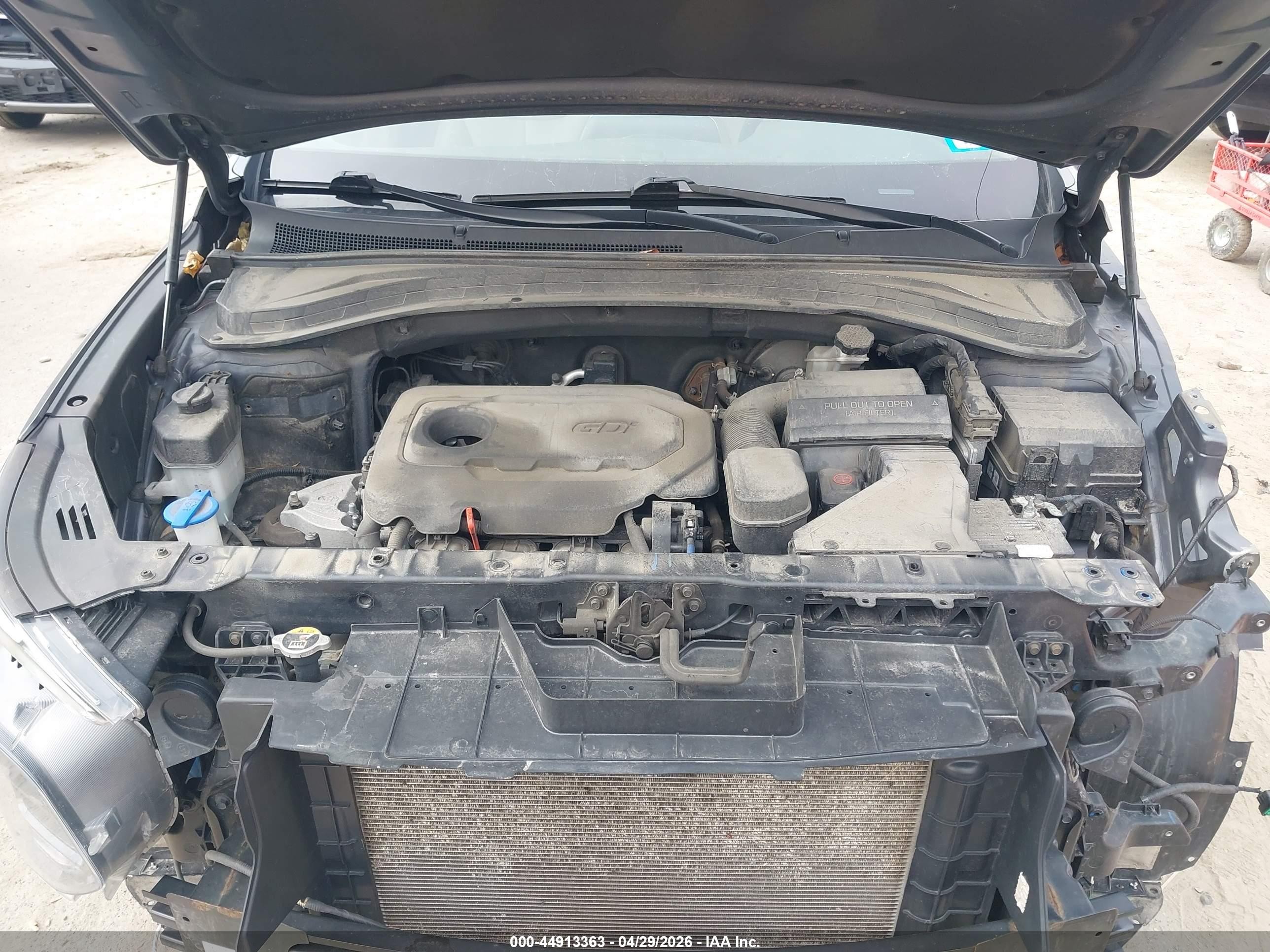 2019 Hyundai Santa Fe Sel Plus Gray vin: 5NMS3CAD9KH052412