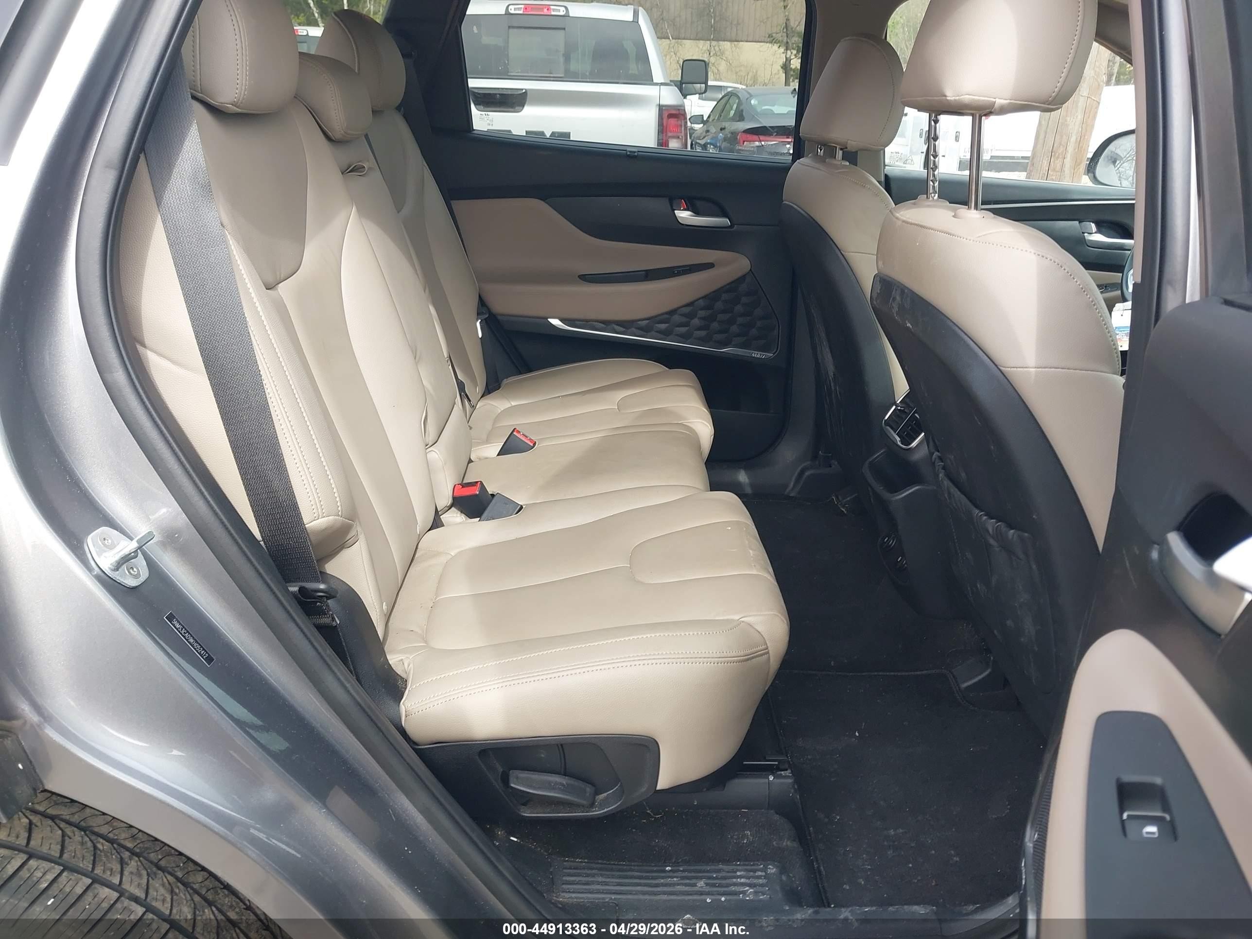 2019 Hyundai Santa Fe Sel Plus Gray vin: 5NMS3CAD9KH052412