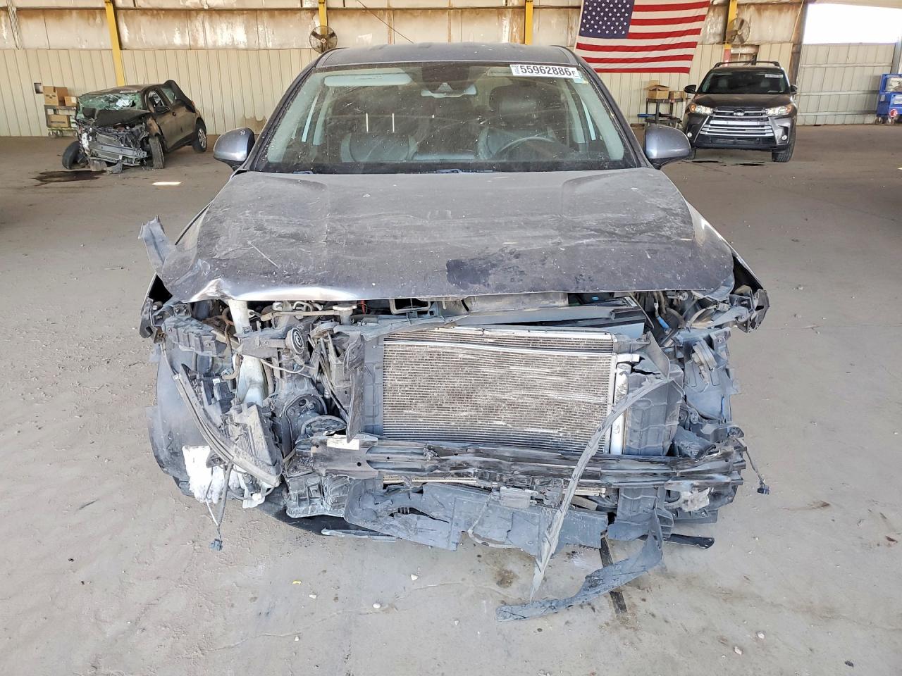 2020 Hyundai Santa Fe Sel Gray vin: 5NMS3CADXLH147613