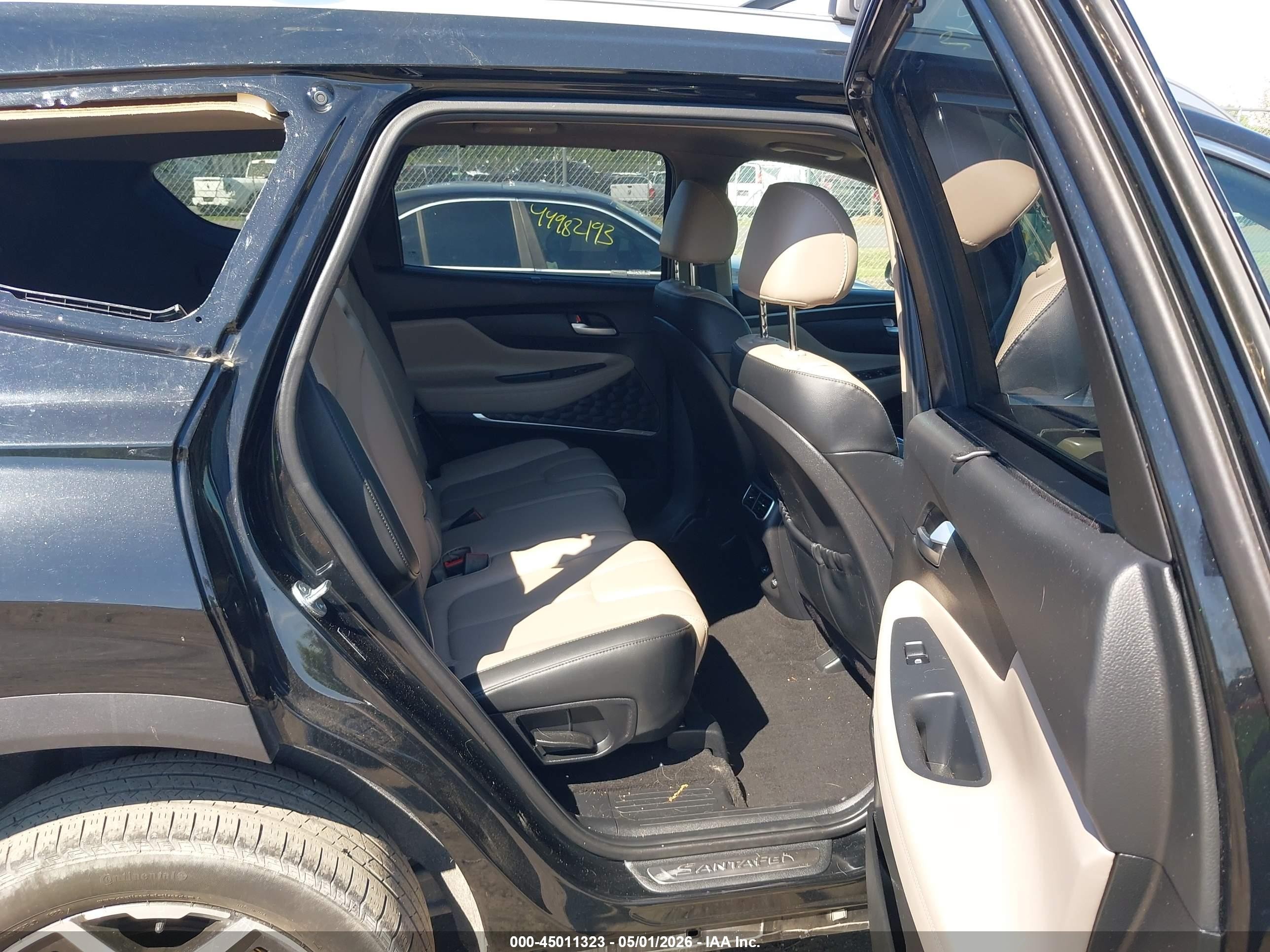 2023 Hyundai Santa Fe Hybrid Sel Premium Black vin: 5NMS3DA18PH009747