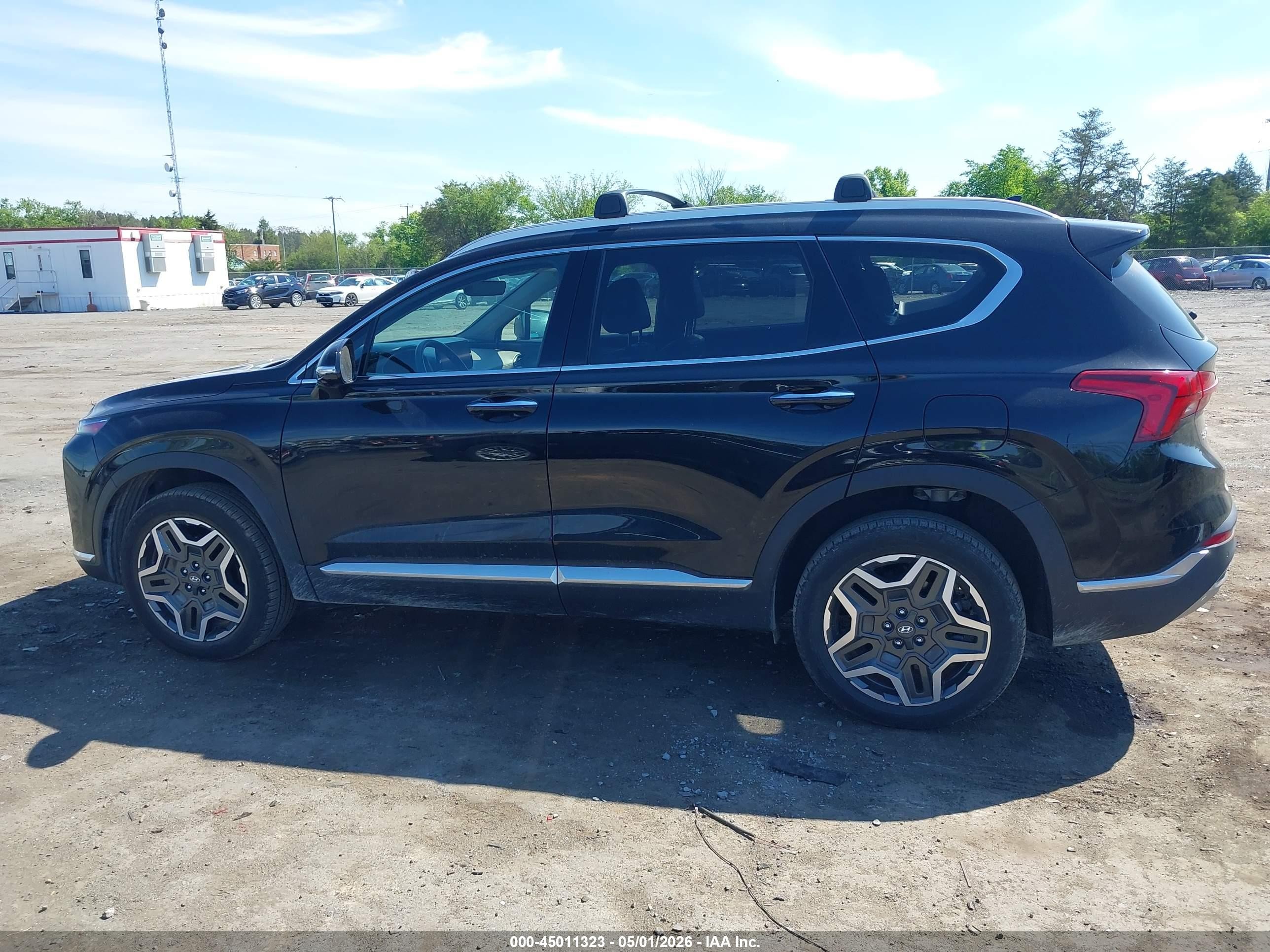 2023 Hyundai Santa Fe Hybrid Sel Premium Black vin: 5NMS3DA18PH009747