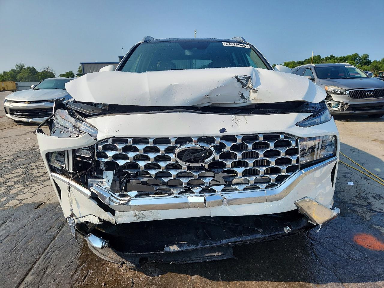 2023 Hyundai Santa Fe Sel Premium White vin: 5NMS3DA19PH015914