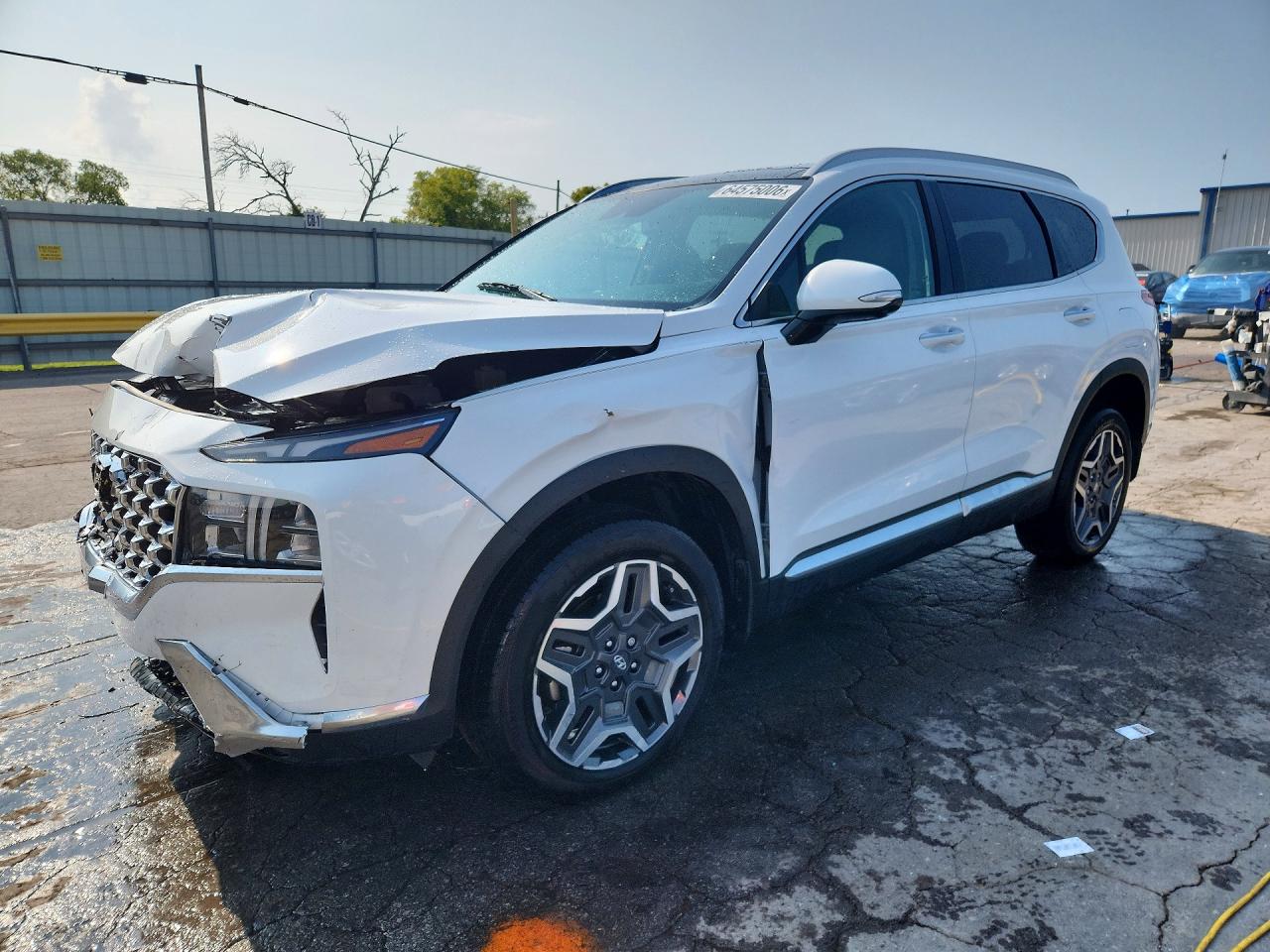 2023 Hyundai Santa Fe Sel Premium White vin: 5NMS3DA19PH015914
