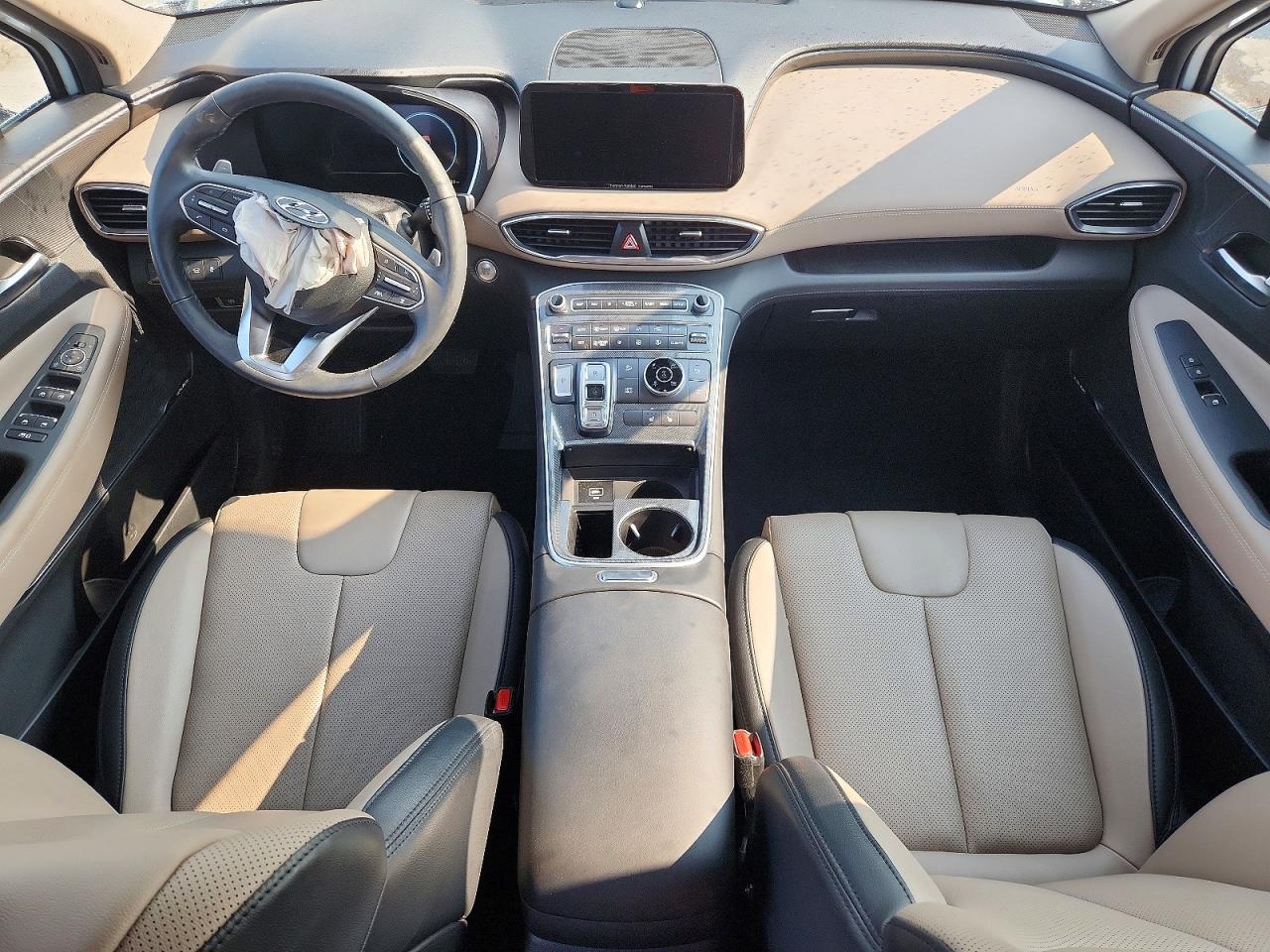 2023 Hyundai Santa Fe Sel Premium White vin: 5NMS3DA19PH015914