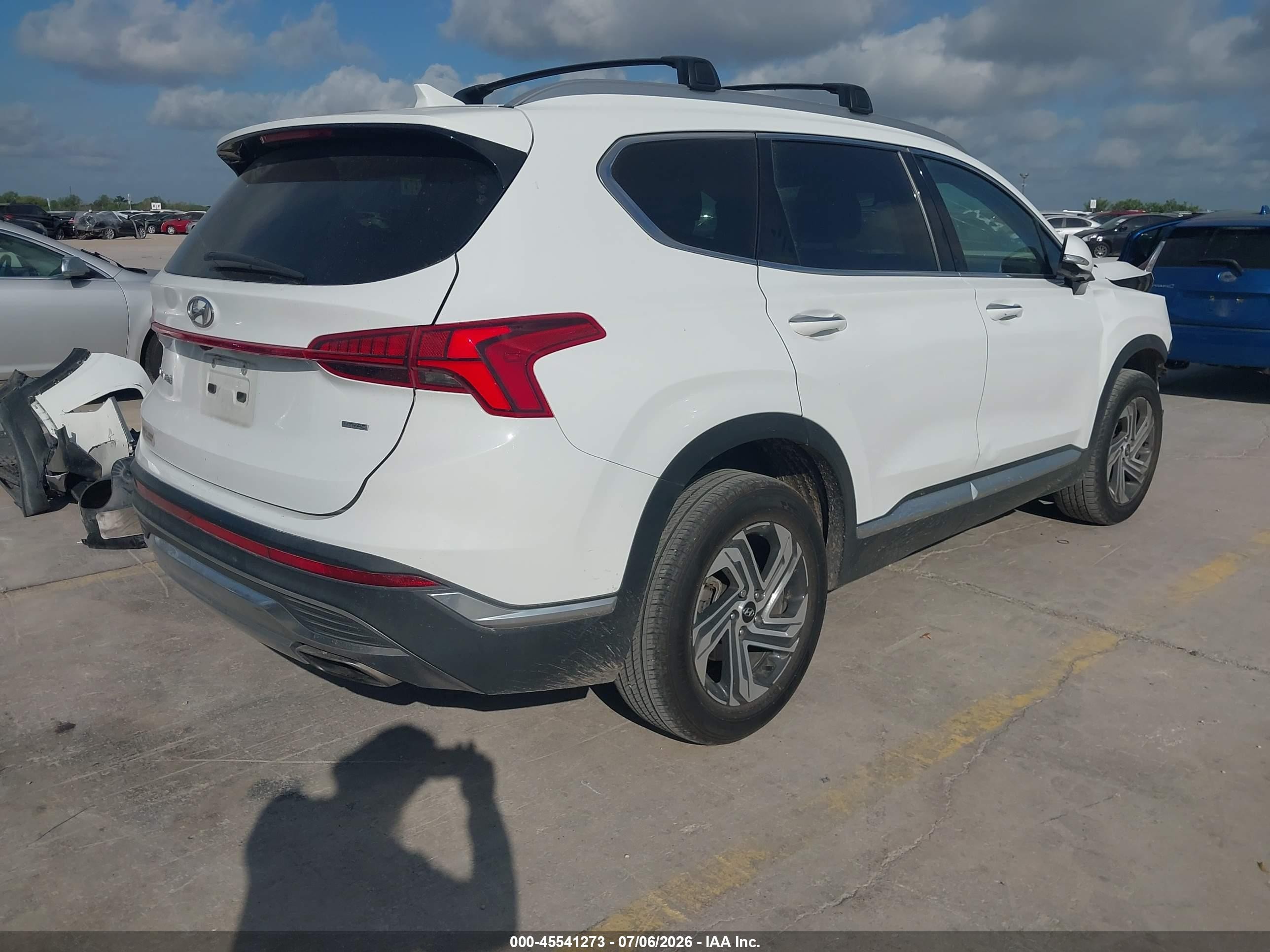 2023 Hyundai Santa Fe Sel White vin: 5NMS3DAJ0PH534303