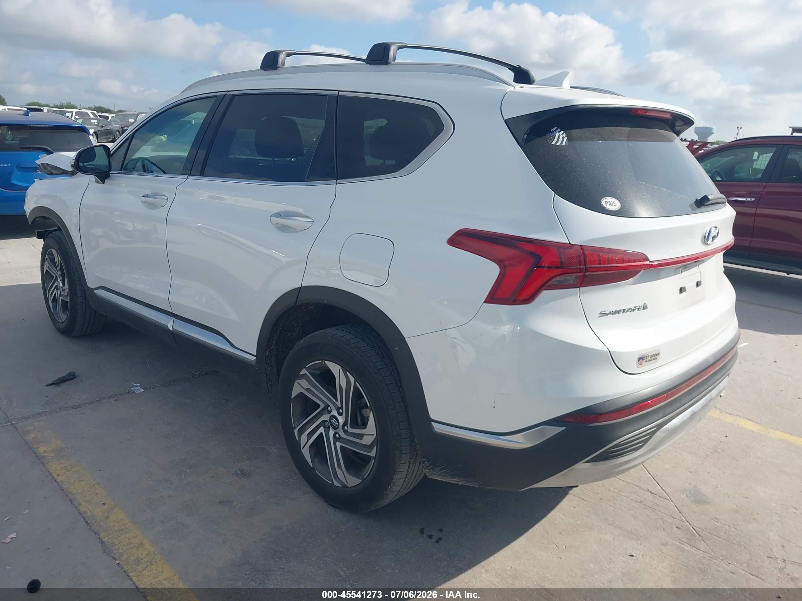 2023 Hyundai Santa Fe Sel White vin: 5NMS3DAJ0PH534303