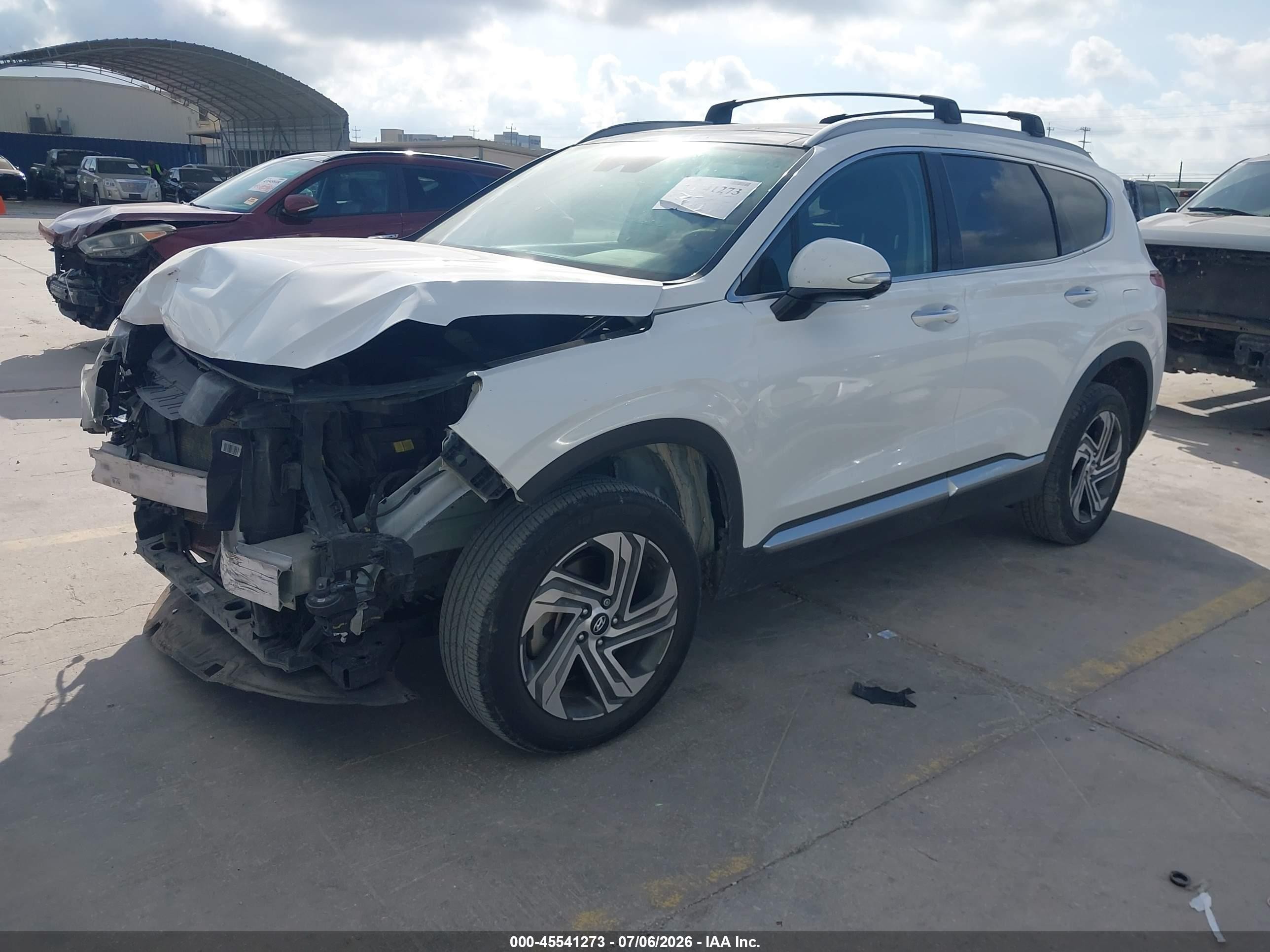 2023 Hyundai Santa Fe Sel White vin: 5NMS3DAJ0PH534303