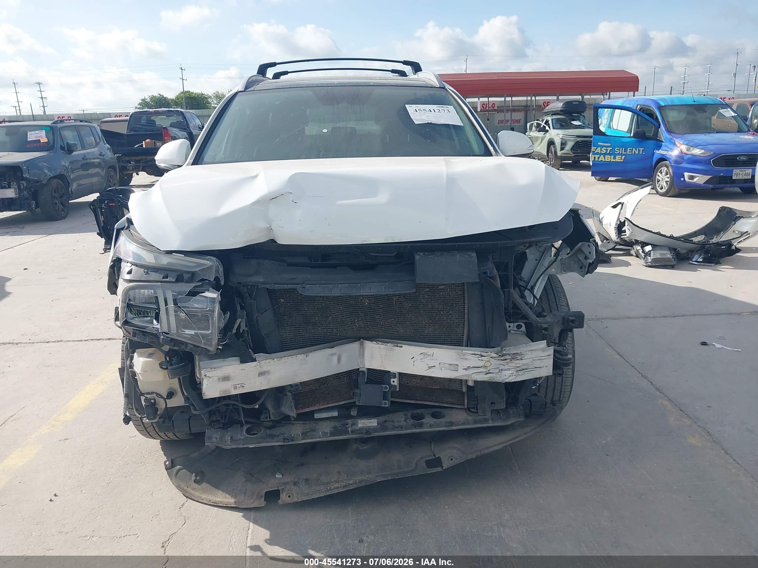 2023 Hyundai Santa Fe Sel White vin: 5NMS3DAJ0PH534303