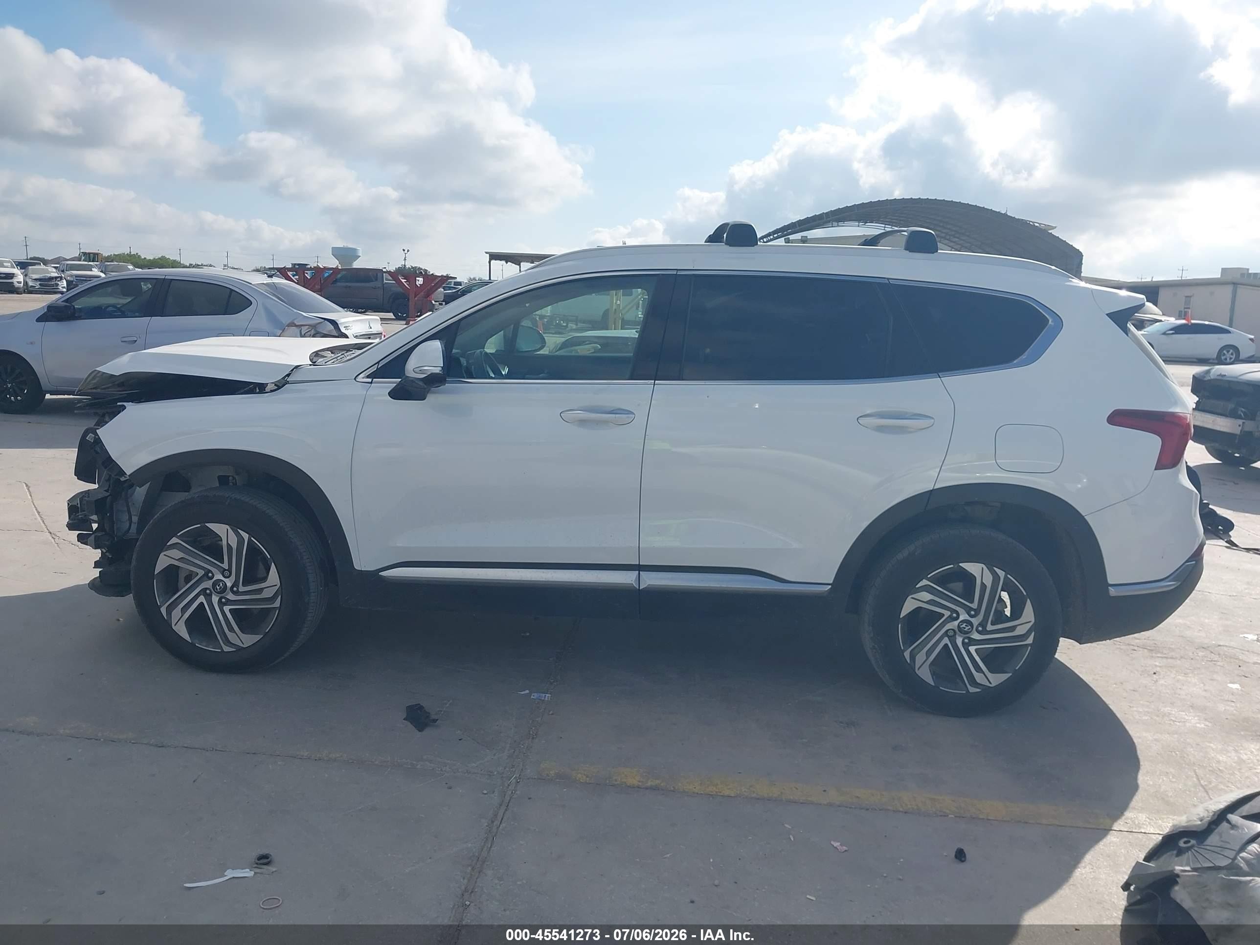 2023 Hyundai Santa Fe Sel White vin: 5NMS3DAJ0PH534303