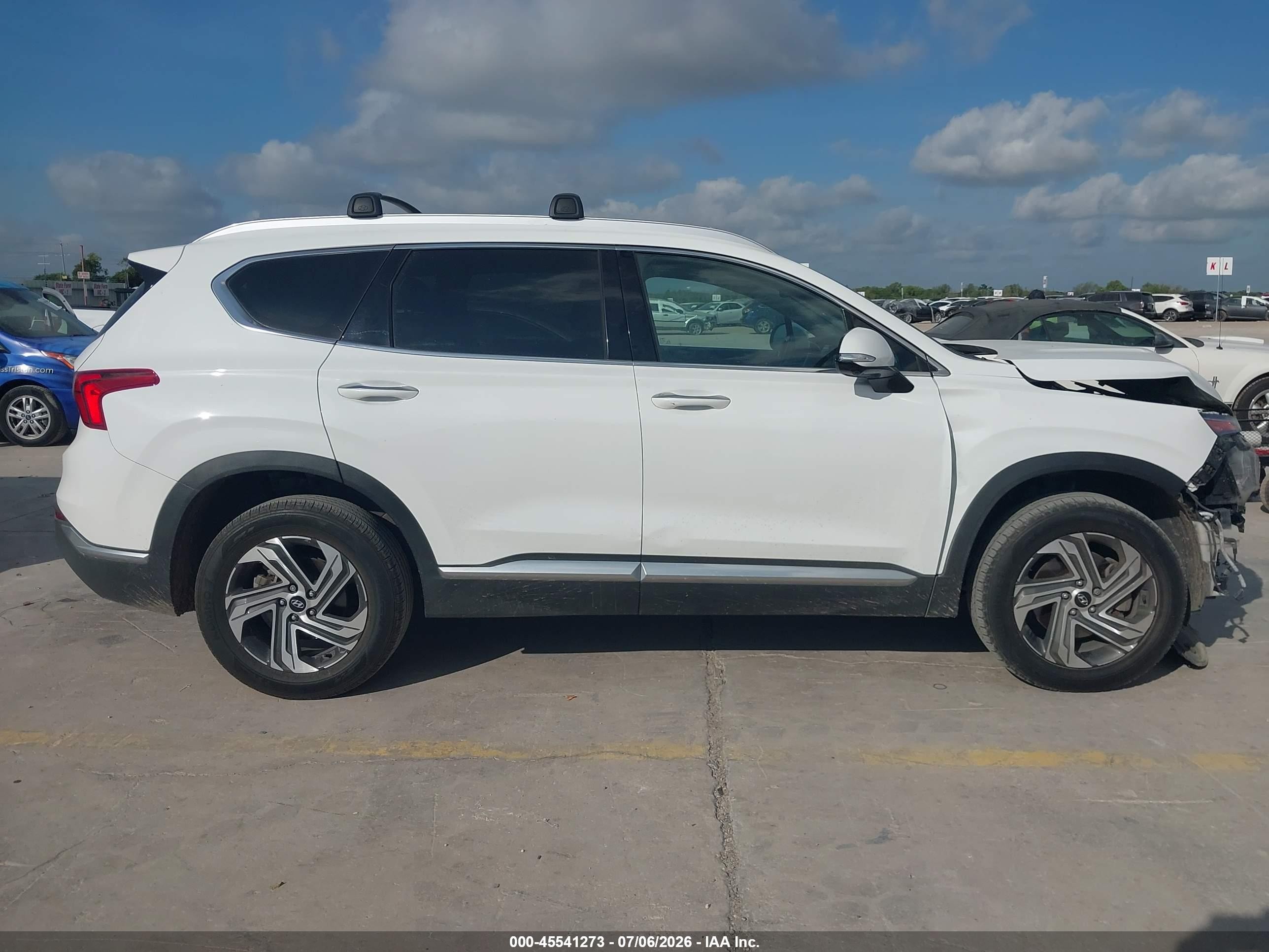 2023 Hyundai Santa Fe Sel White vin: 5NMS3DAJ0PH534303