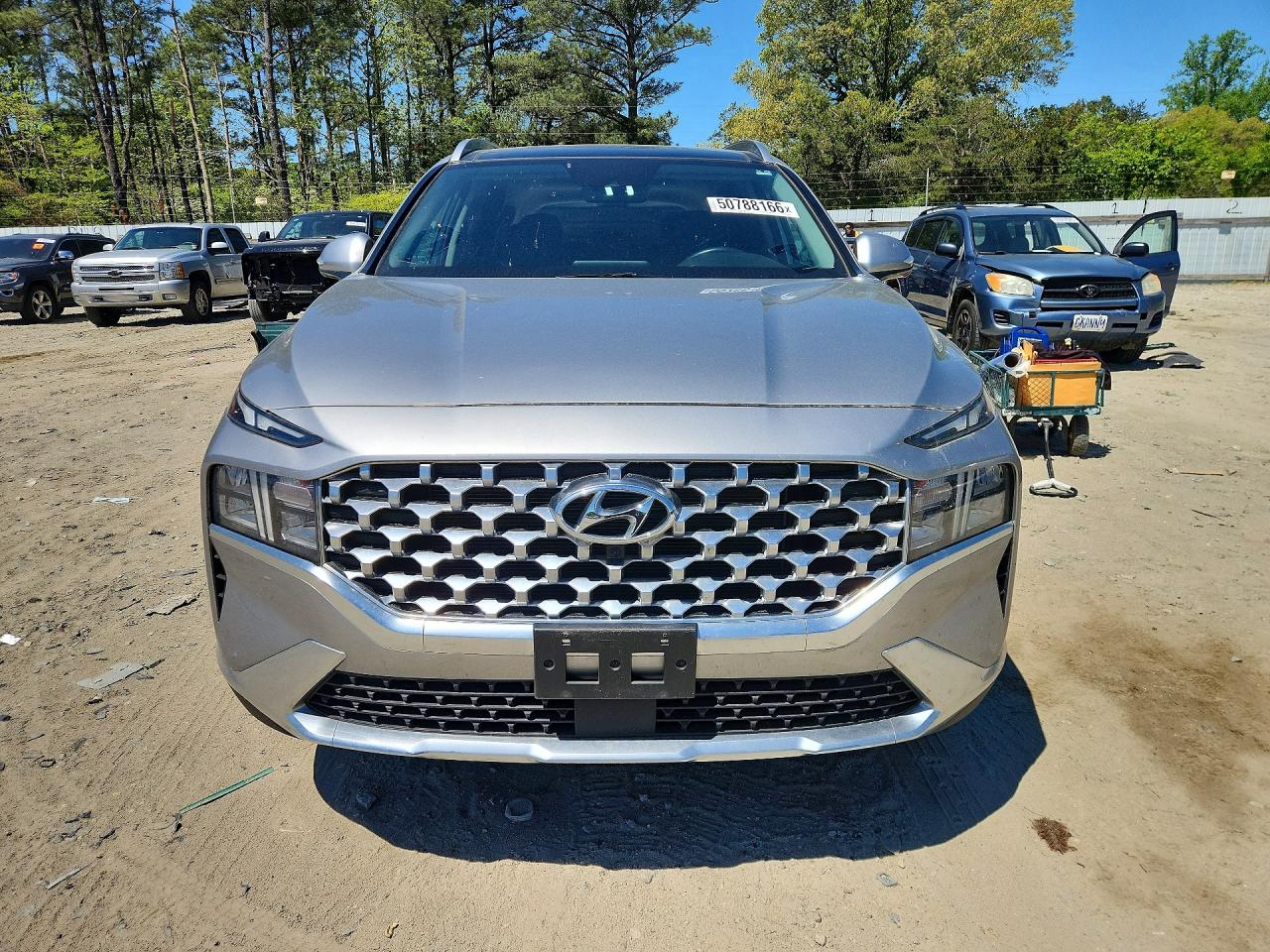 2023 Hyundai Santa Fe Sel Premium Silver vin: 5NMS3DAJ1PH556357