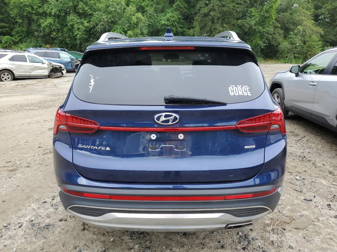 2023 Hyundai Santa Fe Синий vin: 5NMS3DAJ2PH525859