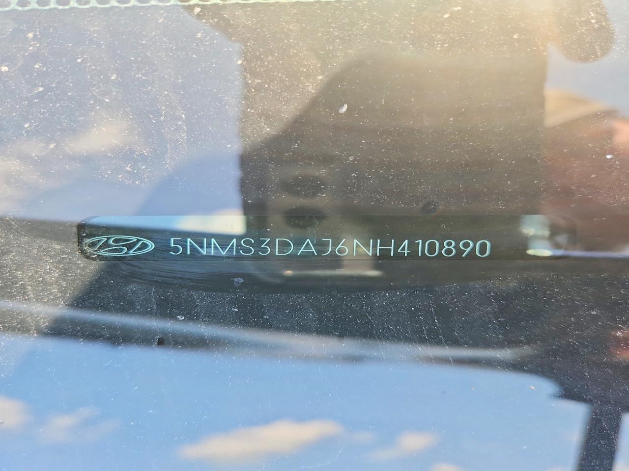 2022 Hyundai Santa Fe Sel Blue vin: 5NMS3DAJ6NH410890