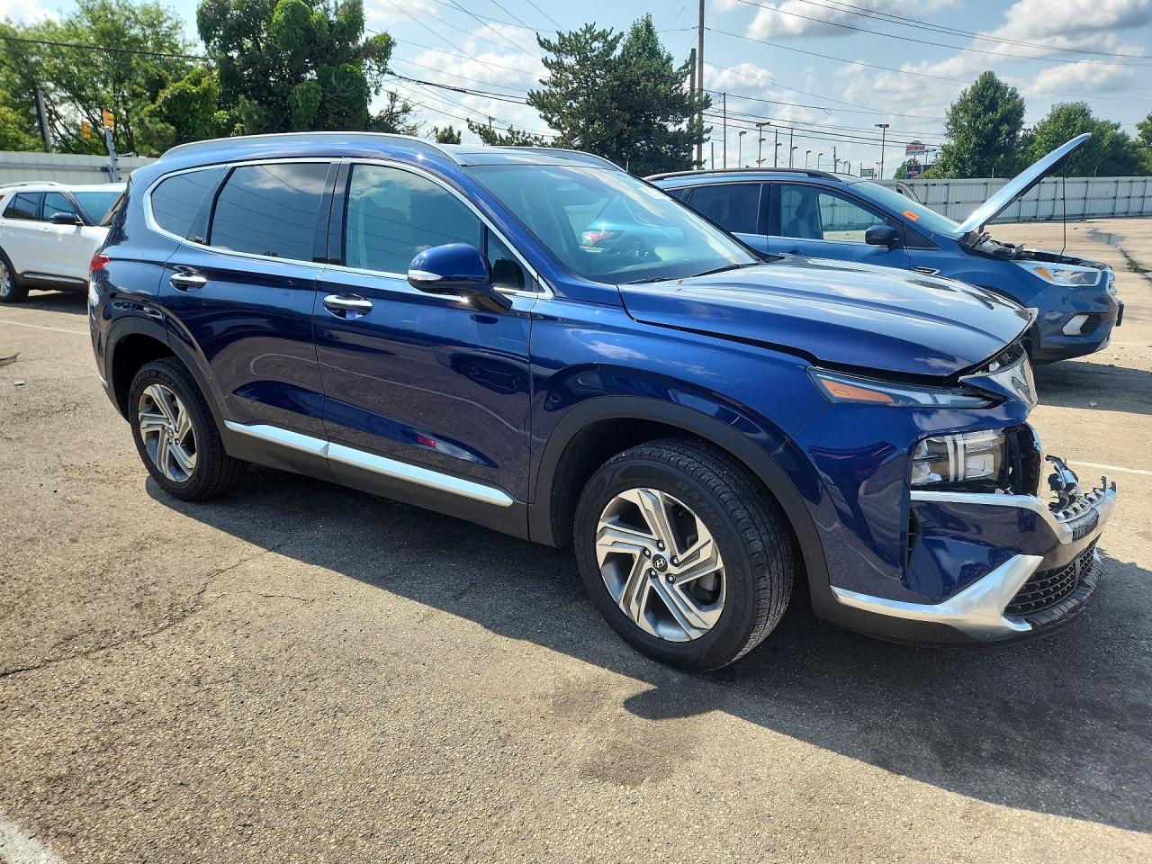 2022 Hyundai Santa Fe Sel Blue vin: 5NMS3DAJ6NH410890
