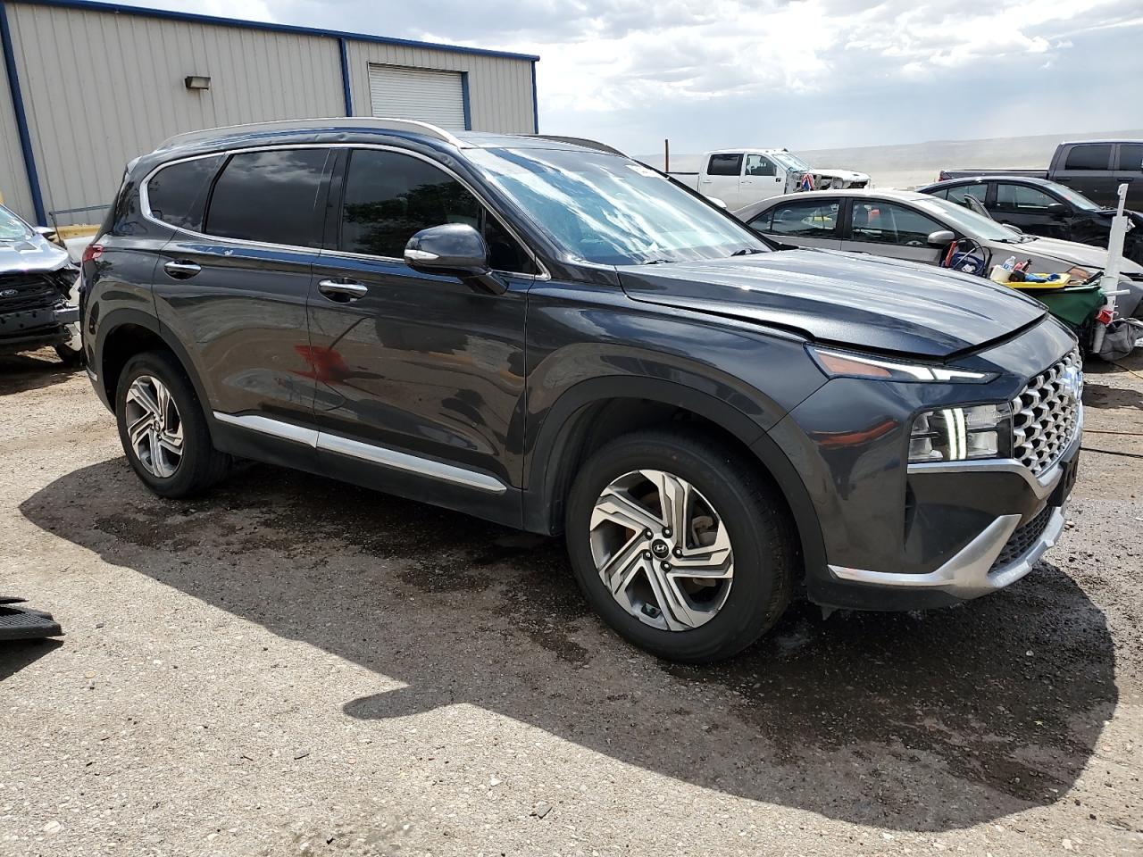 2021 Hyundai Santa Fe Sel Угольный vin: 5NMS3DAJ8MH349041