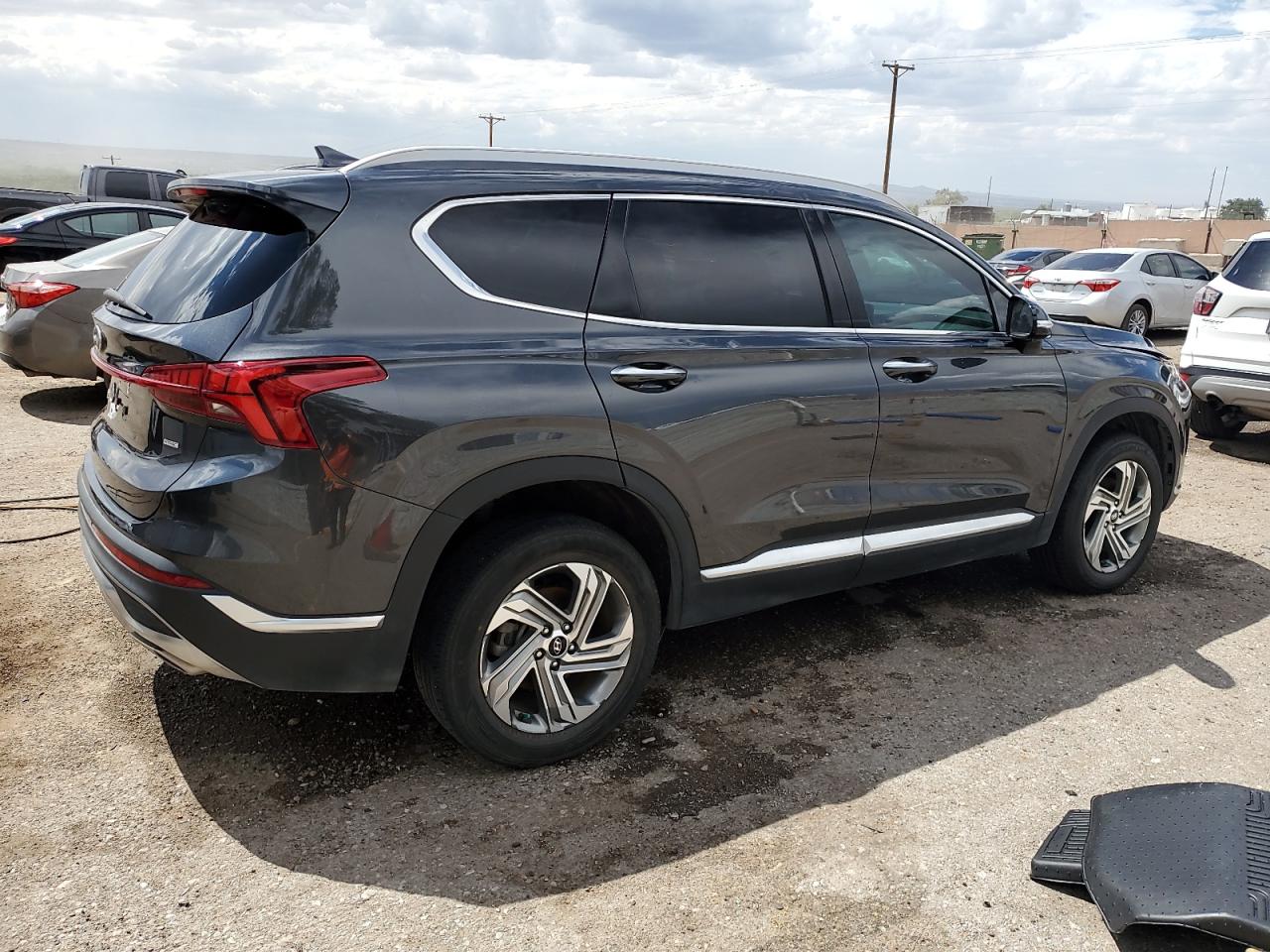 2021 Hyundai Santa Fe Sel Угольный vin: 5NMS3DAJ8MH349041