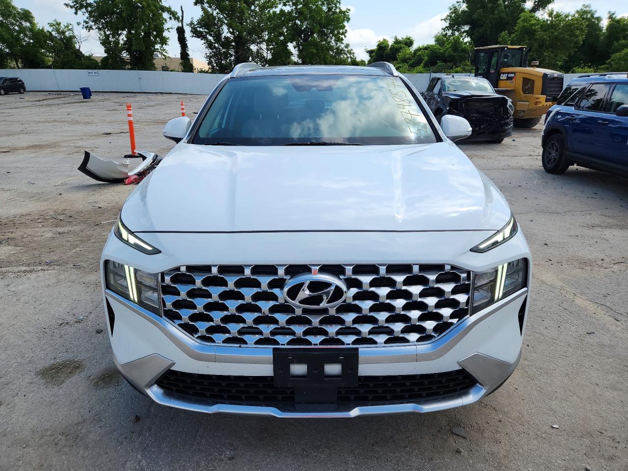 2022 Hyundai Santa Fe Sel White vin: 5NMS3DAJXNH382317