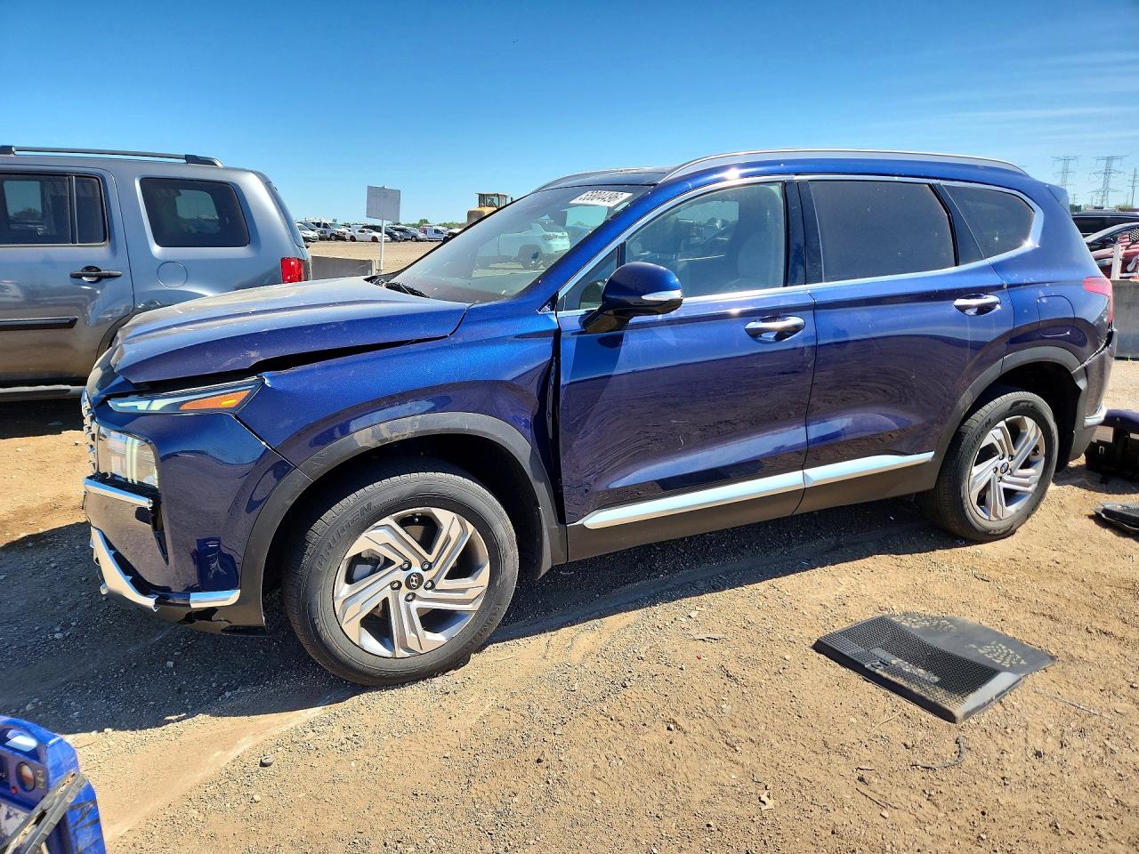 2023 Hyundai Santa Fe Sel Premium Blue vin: 5NMS3DAJXPH543395