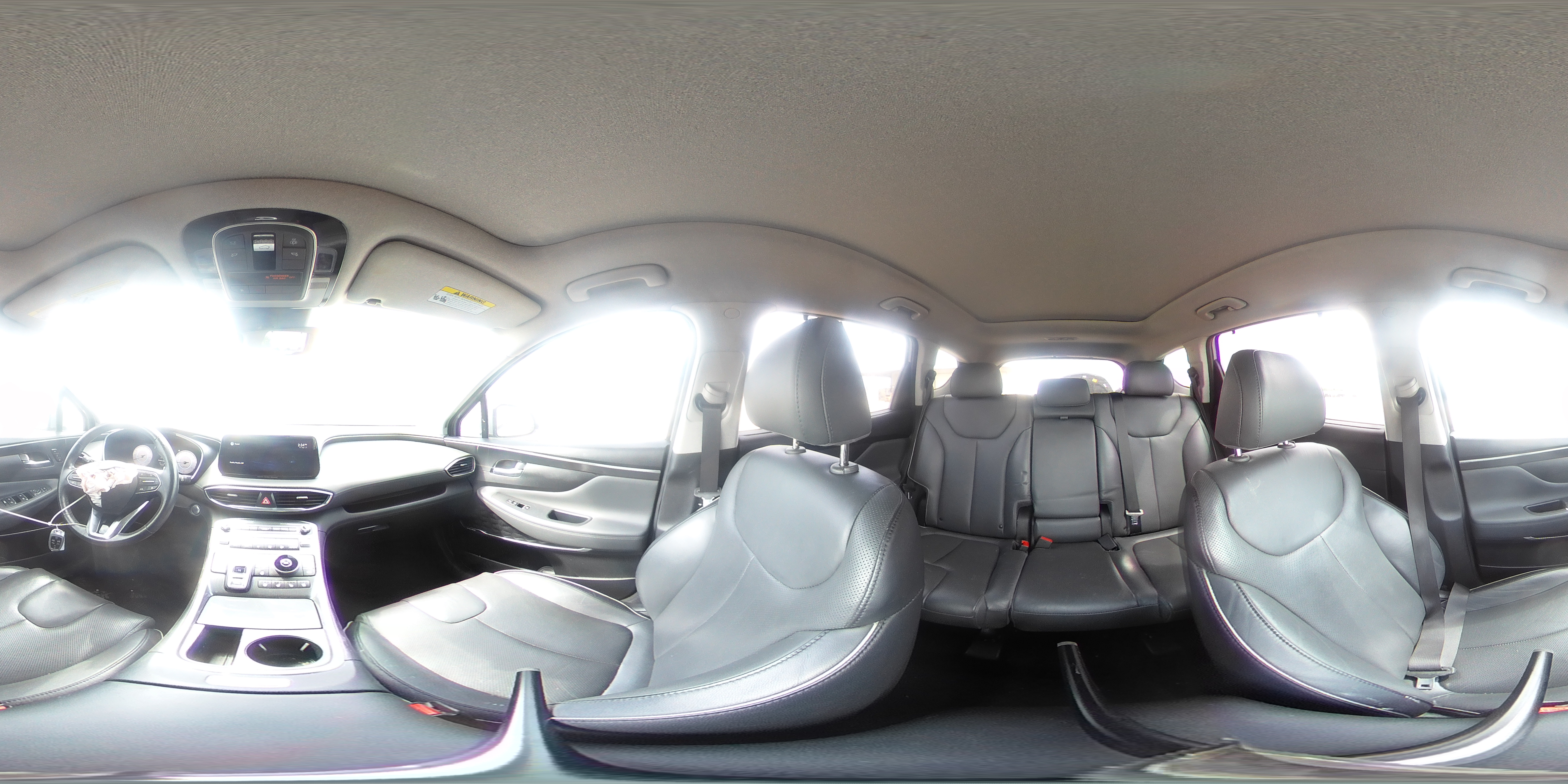 2021 Hyundai Santa Fe Limited Серебряный vin: 5NMS44AL5MH310891