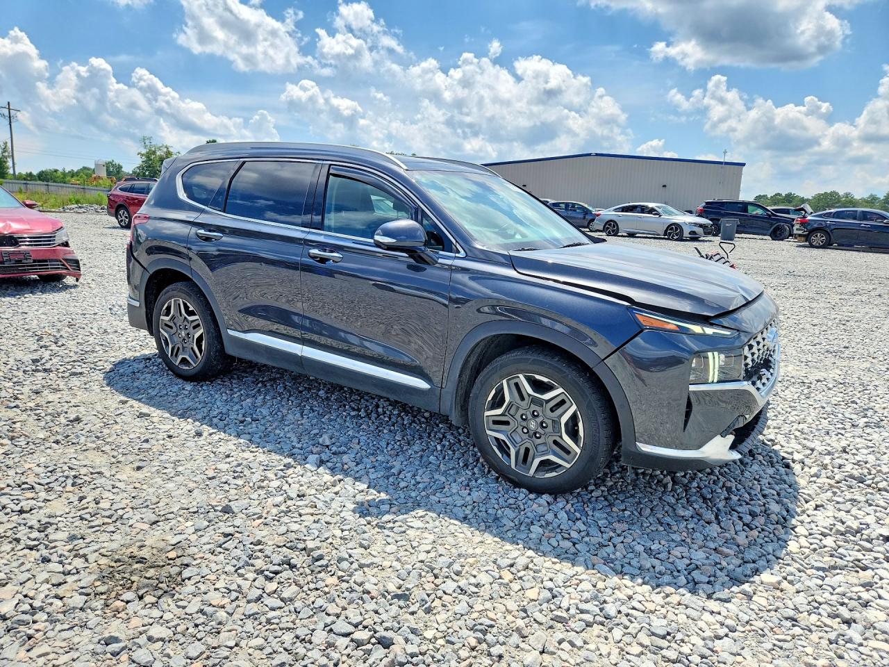 2021 Hyundai Santa Fe Limited Charcoal vin: 5NMS44AL9MH364968