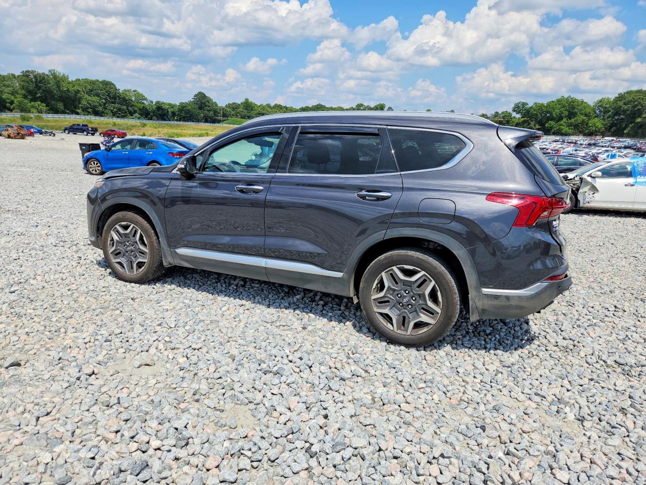 2021 Hyundai Santa Fe Limited Charcoal vin: 5NMS44AL9MH364968