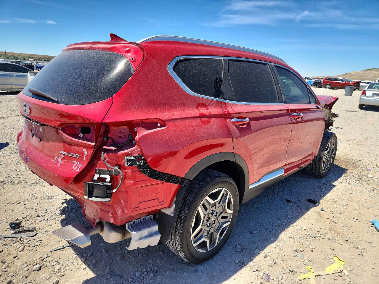 2022 Hyundai Santa Fe Limited Red vin: 5NMS4DAL0NH385287