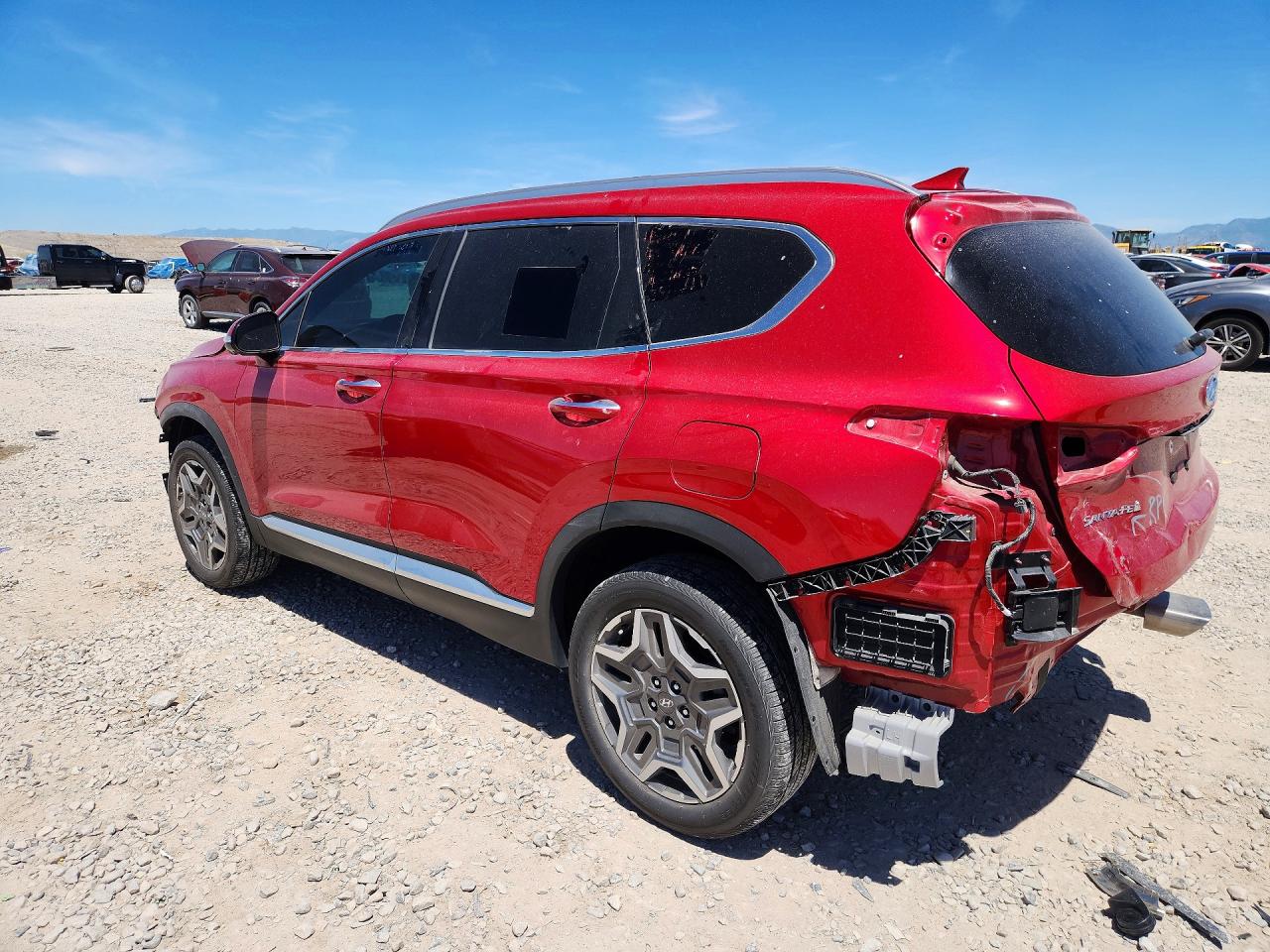 2022 Hyundai Santa Fe Limited Red vin: 5NMS4DAL0NH385287