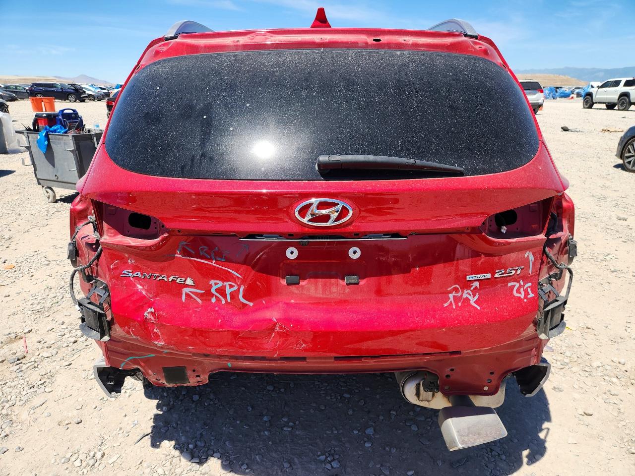2022 Hyundai Santa Fe Limited Red vin: 5NMS4DAL0NH385287